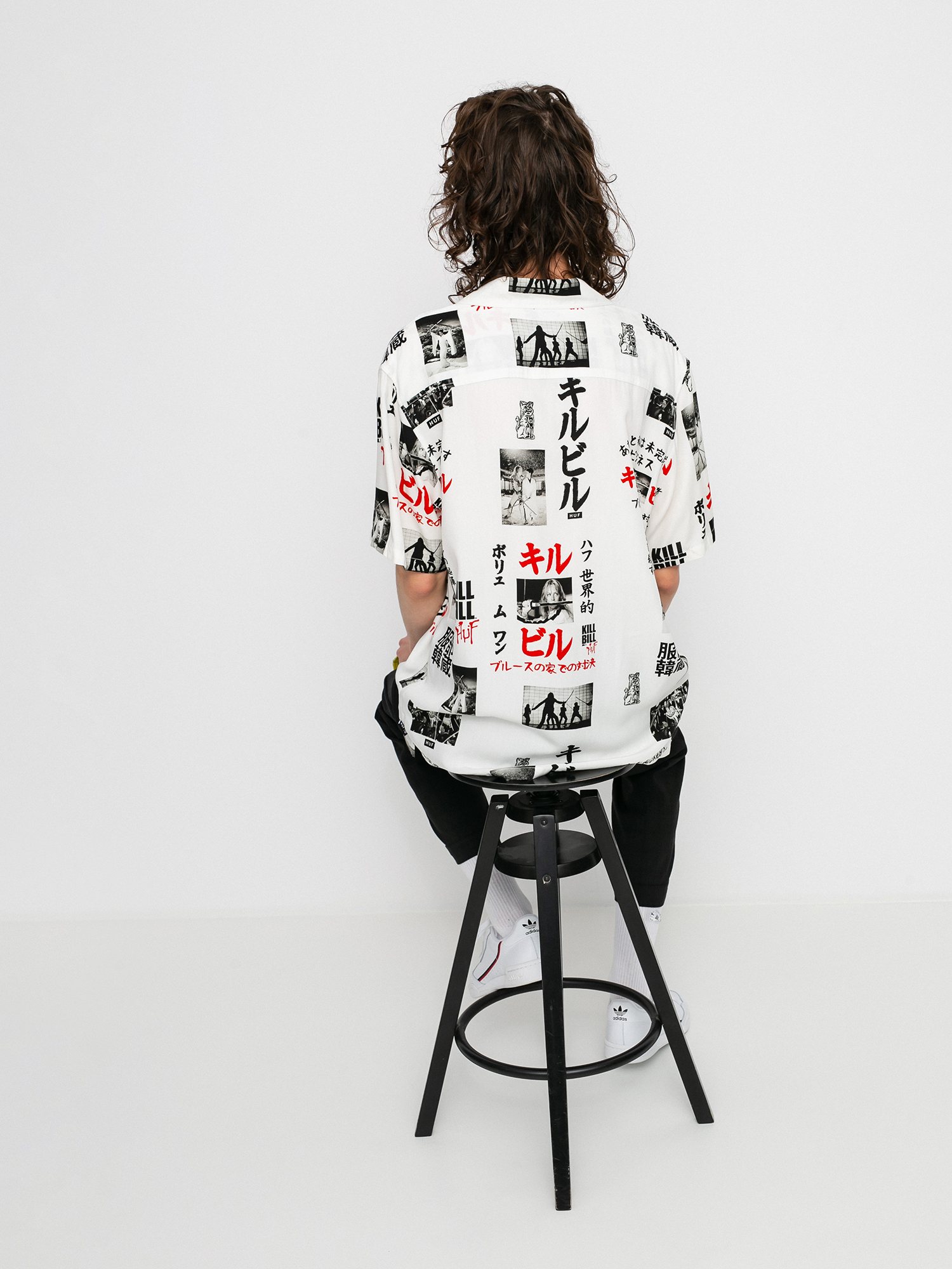 Koszula HUF X Kill Bill Woven Top (white)