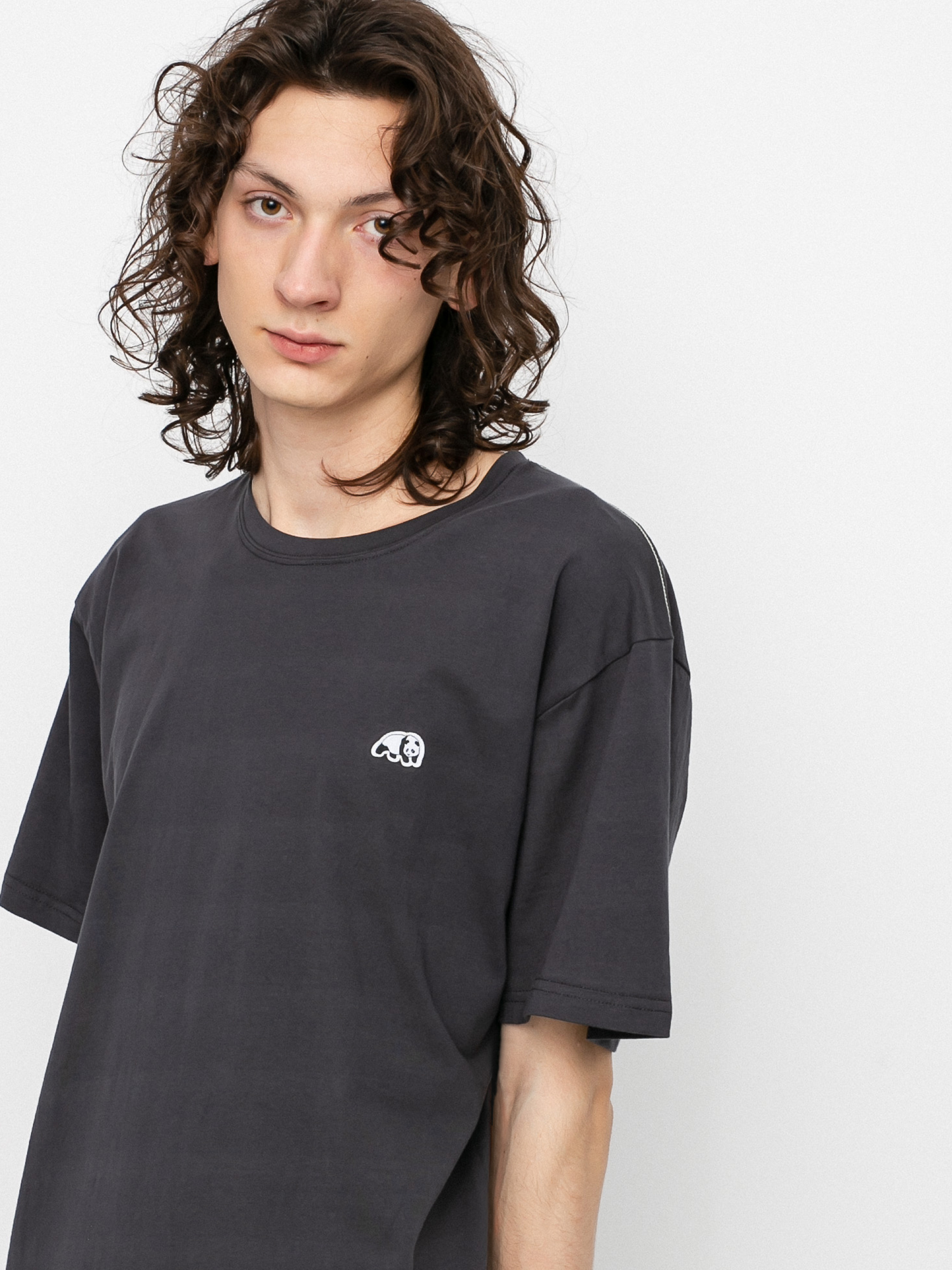 T-shirt Enjoi Premium Panda Patch (vintage black)