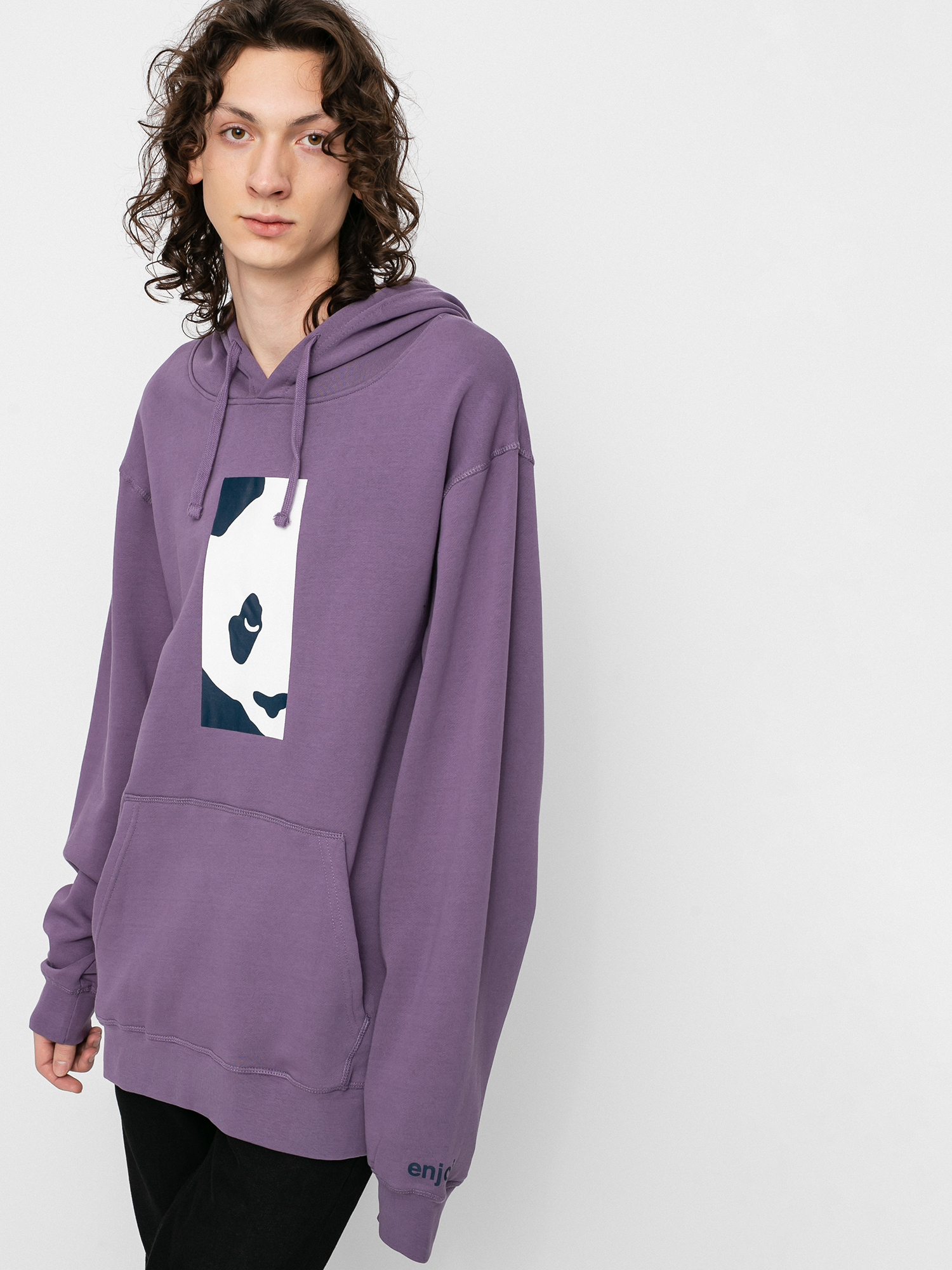 Bluza z kapturem Enjoi Box Panda HD (grape)