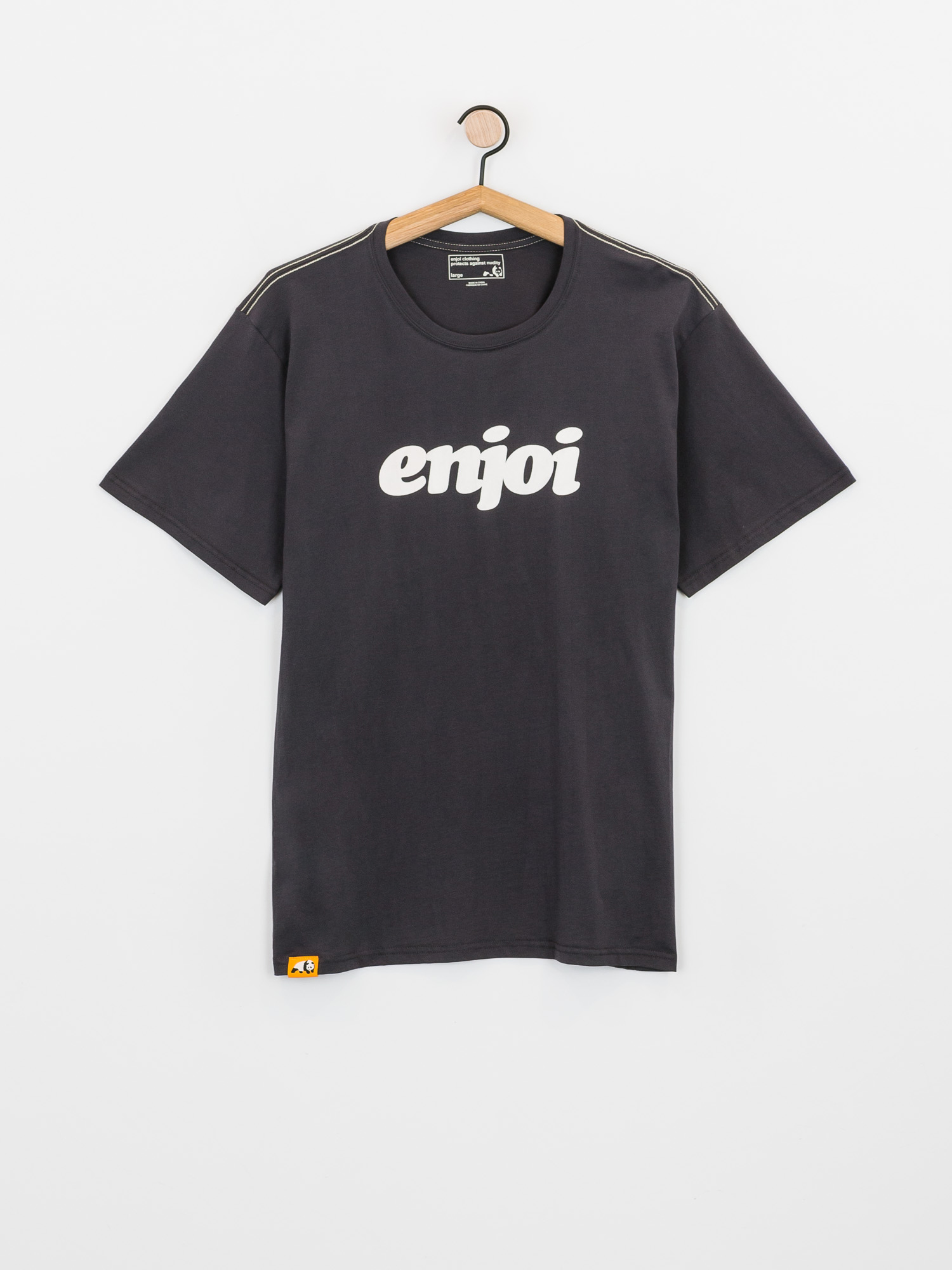 T-shirt Enjoi Flocked Premium (vintage black)