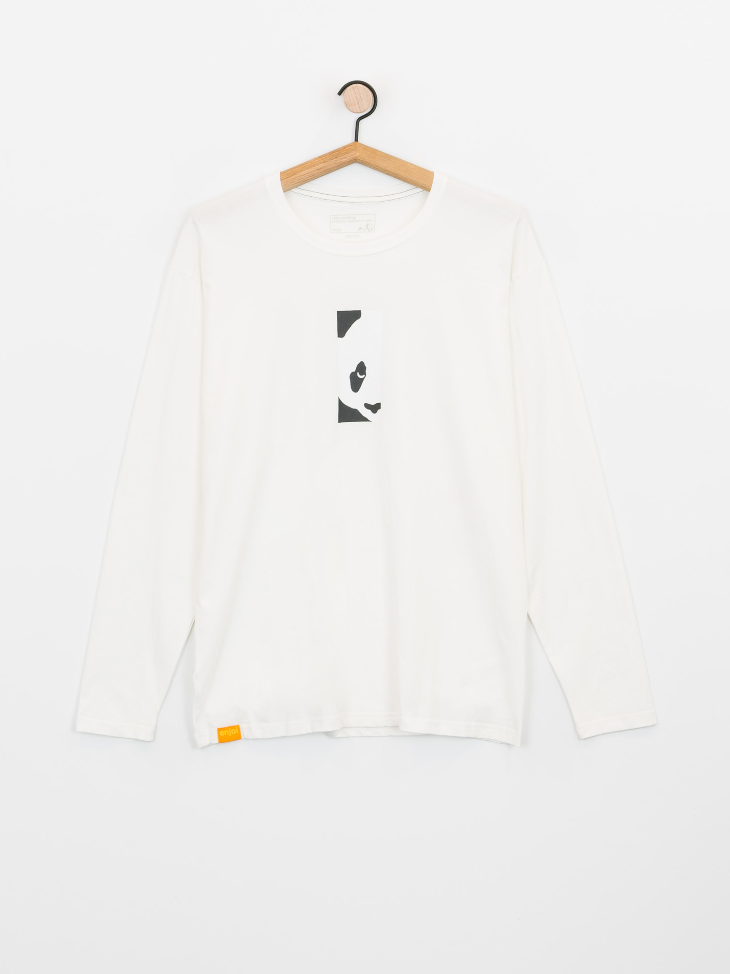 Longsleeve Enjoi Box Panda (white)