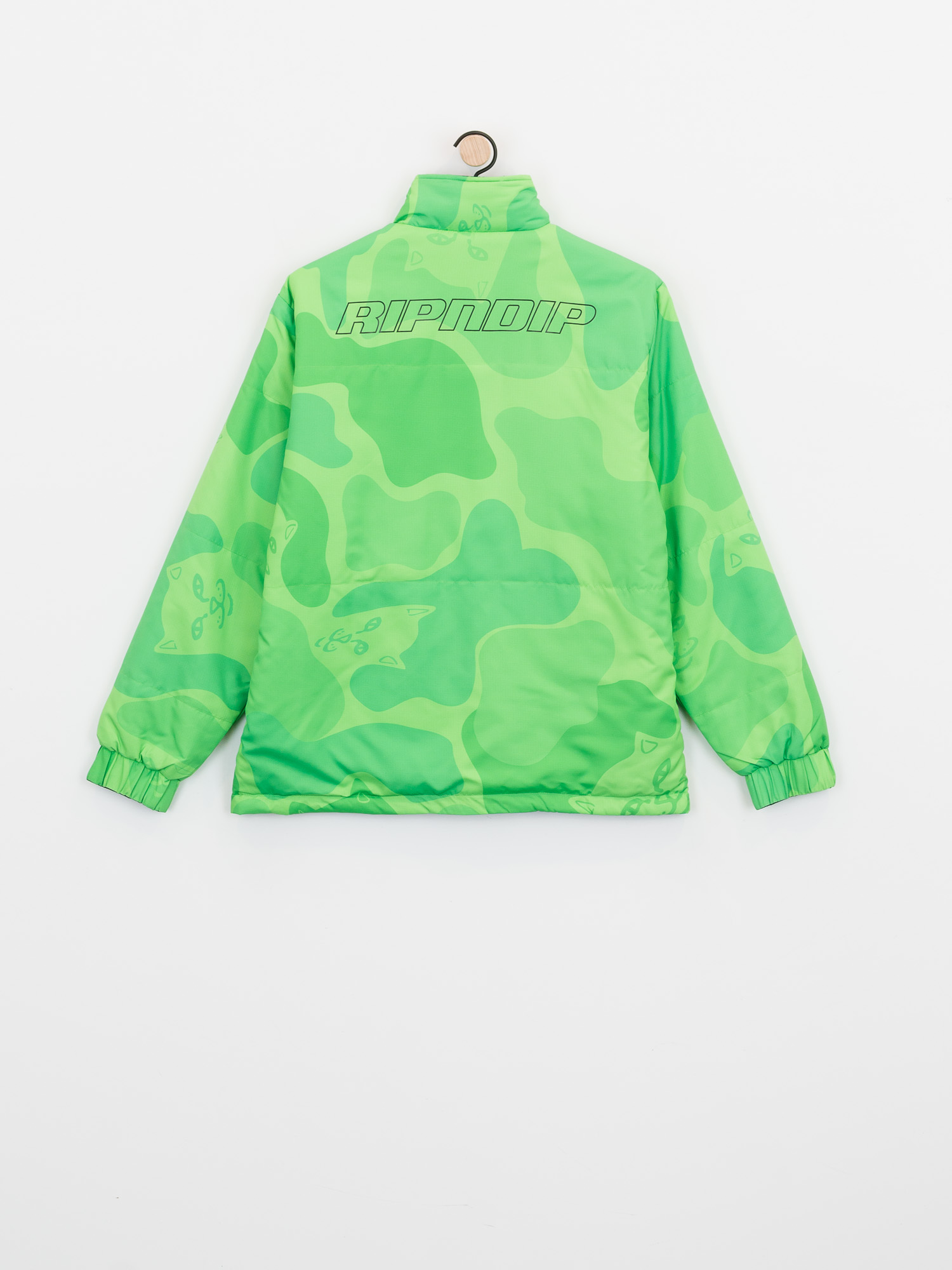 Kurtka RipNDip Neo Nerm Reversible Field Puffer (black/tonal green)