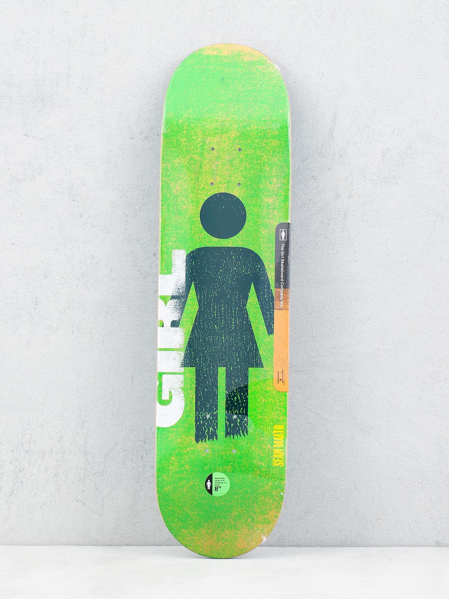 Deck Girl Skateboard Malto Roller Og (green)