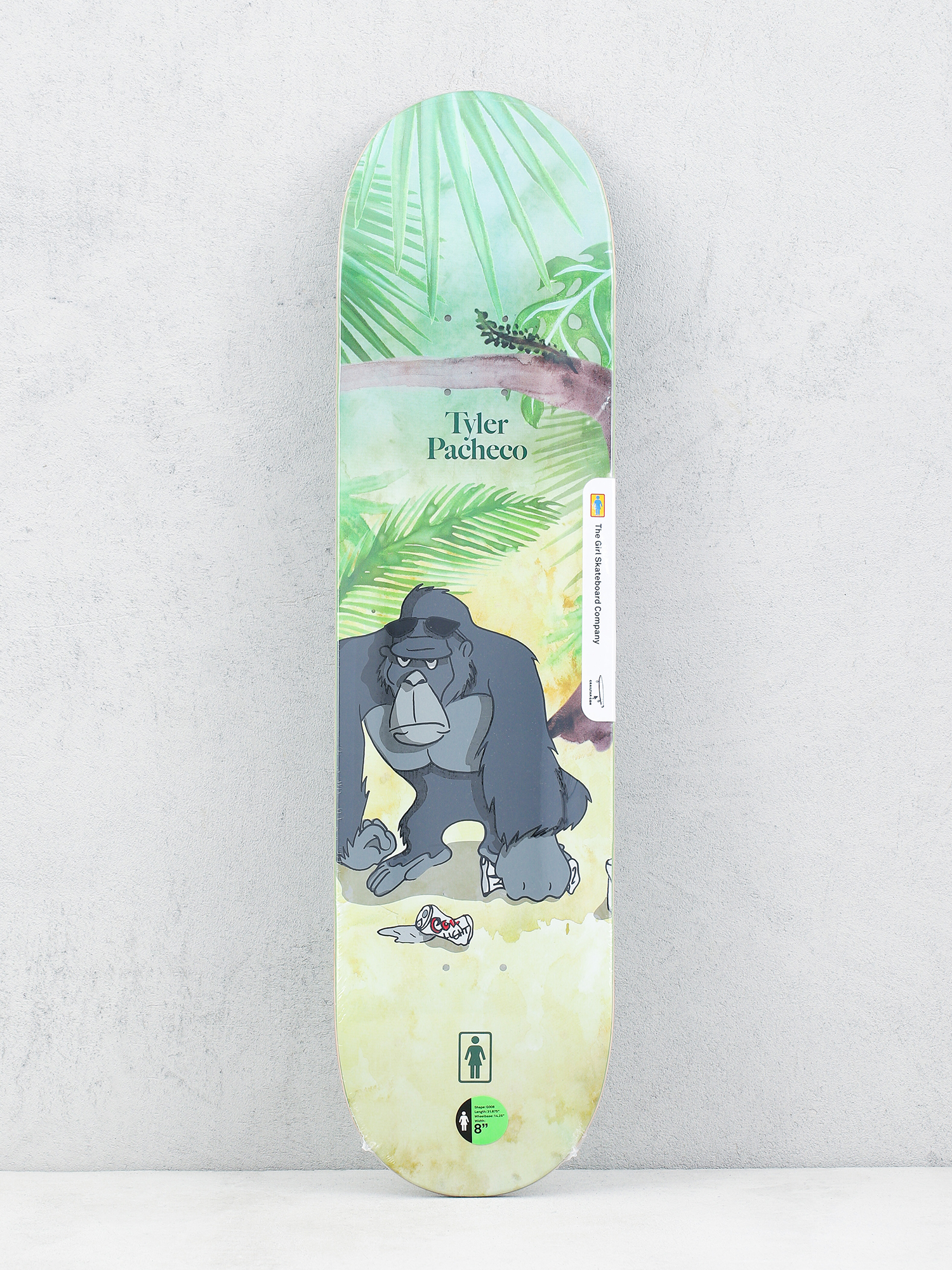 Deck Girl Skateboard Pacheco Jungle Beers (green)