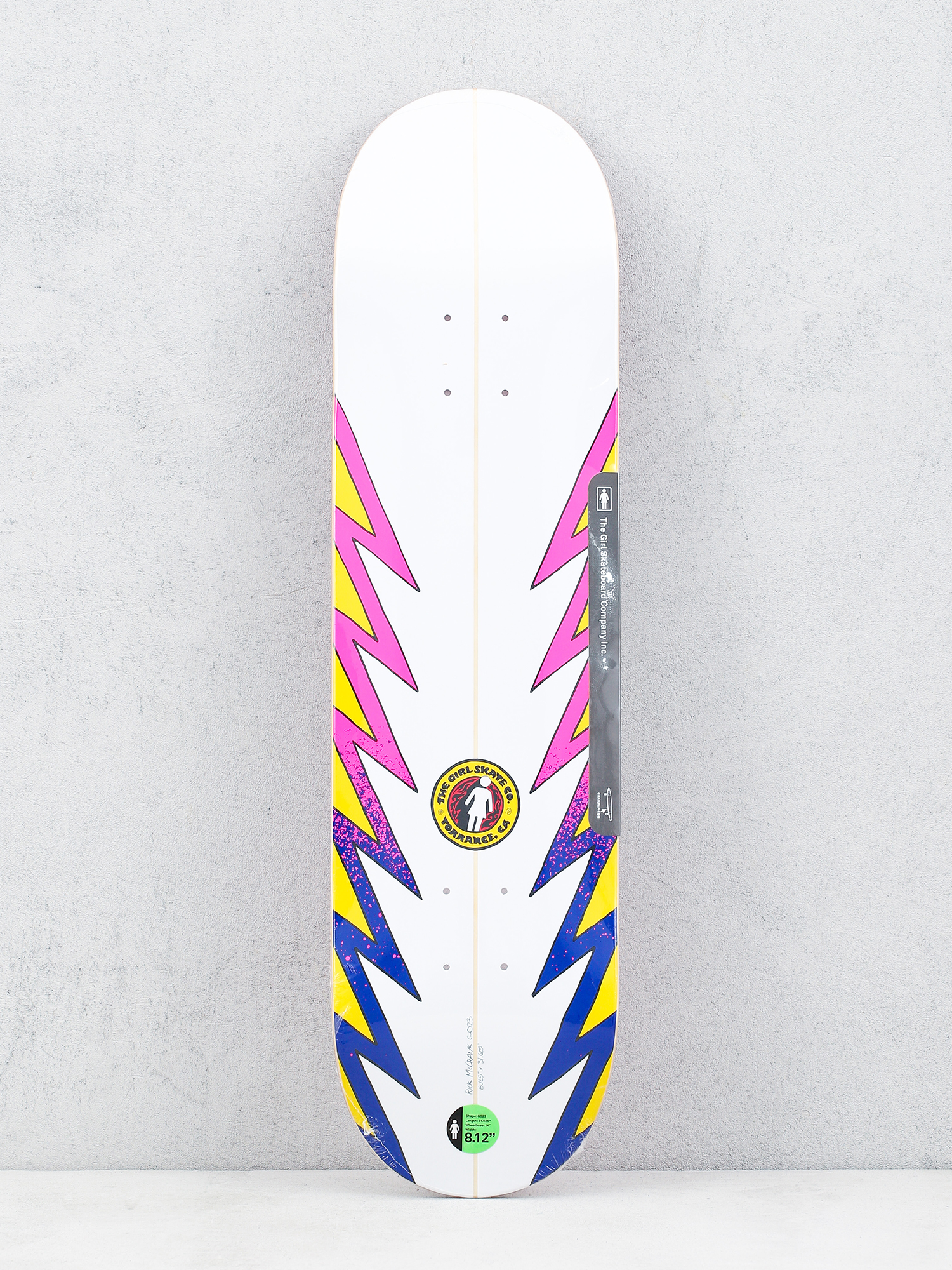 Deck Girl Skateboard Mccrank Gssc (white/assorted)