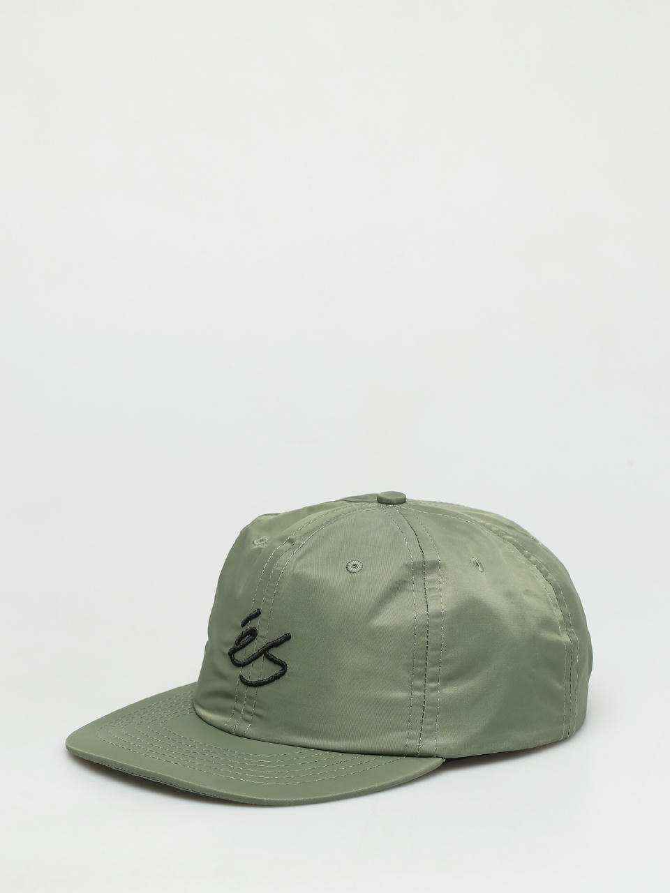 Czapka z daszkiem eS Script Satin (olive)