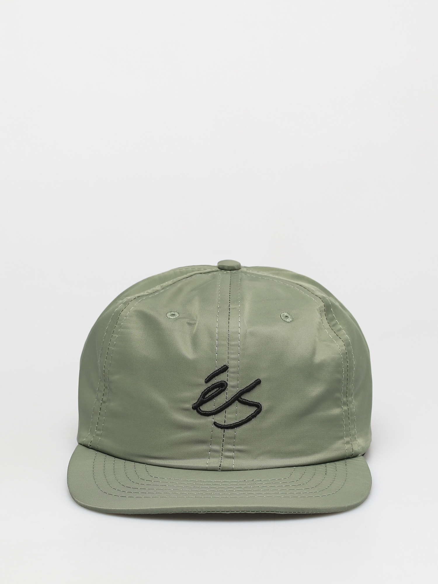Czapka z daszkiem eS Script Satin (olive)