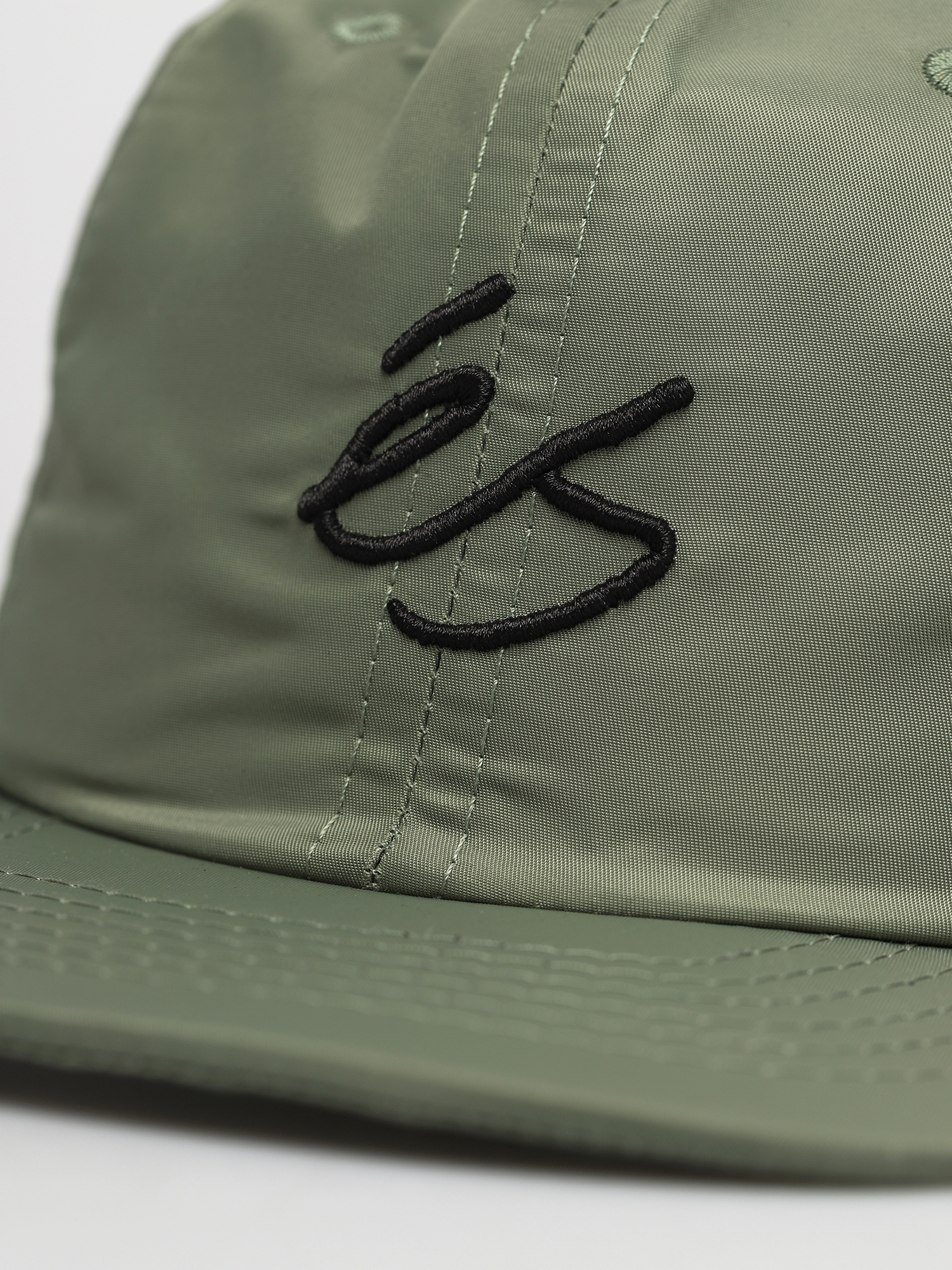 Czapka z daszkiem eS Script Satin (olive)