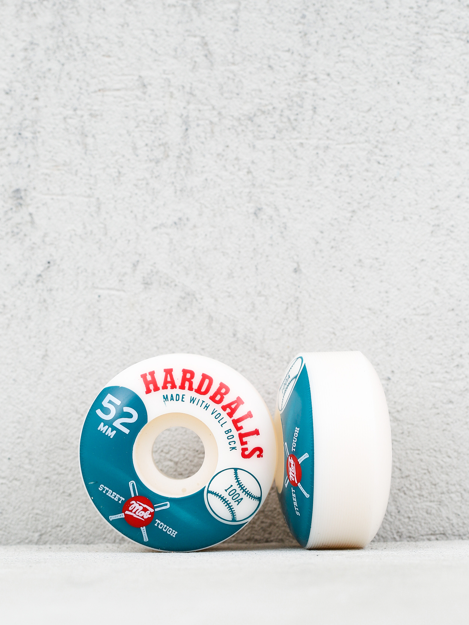 Ku00f3u0142ka Mob Skateboards Hardballs (white/teal)