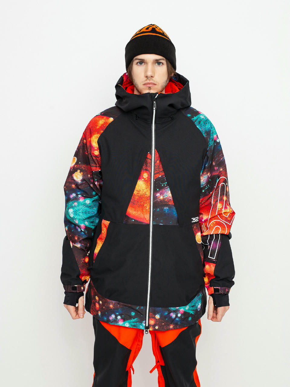 Męska Kurtka snowboardowa ThirtyTwo Tm 3 Jacket (black/print)