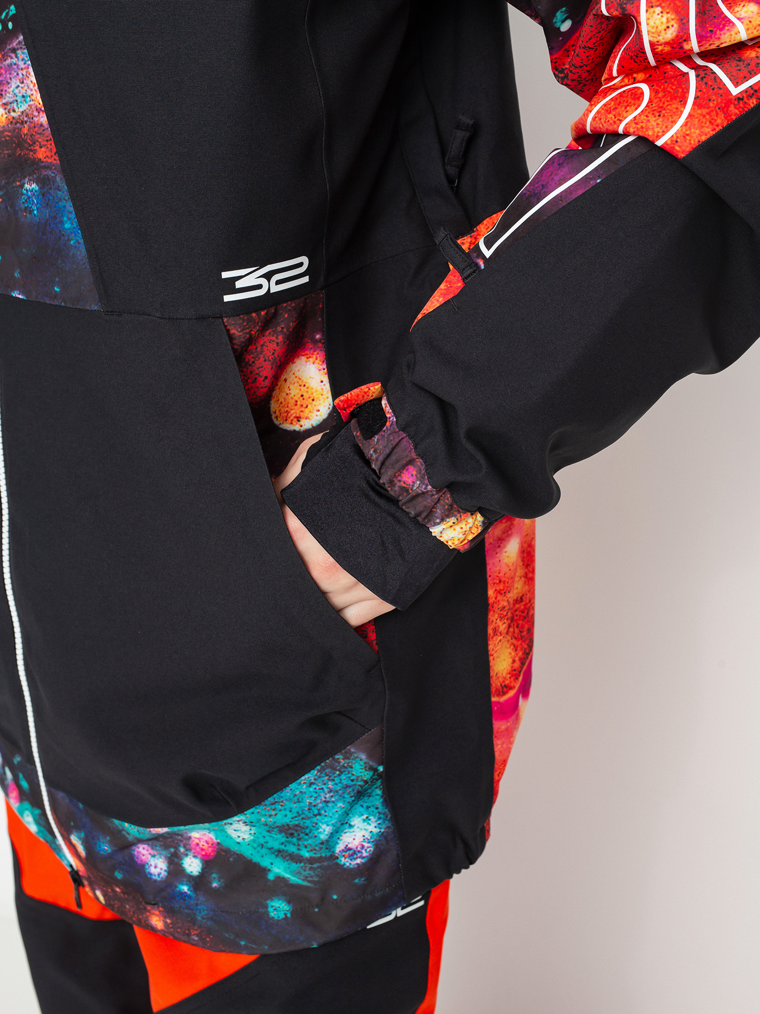 Męska Kurtka snowboardowa ThirtyTwo Tm 3 Jacket (black/print)