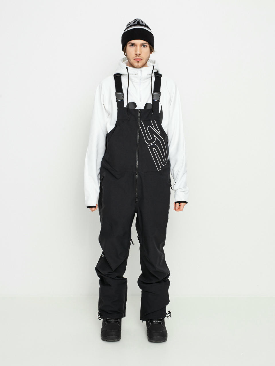 Męskie Spodnie snowboardowe ThirtyTwo Tm 3 Bib (black)