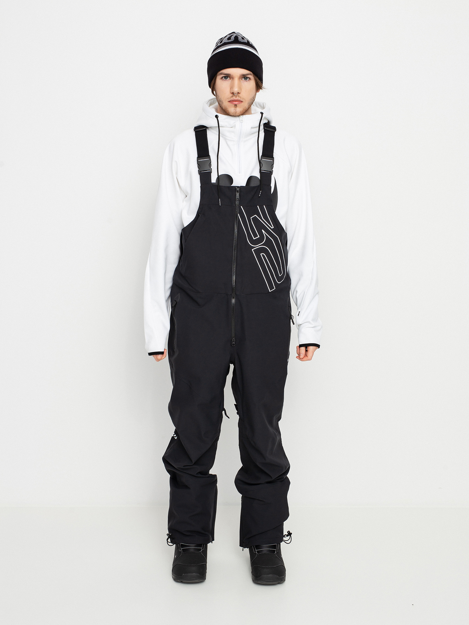 Męskie Spodnie snowboardowe ThirtyTwo Tm 3 Bib (black)
