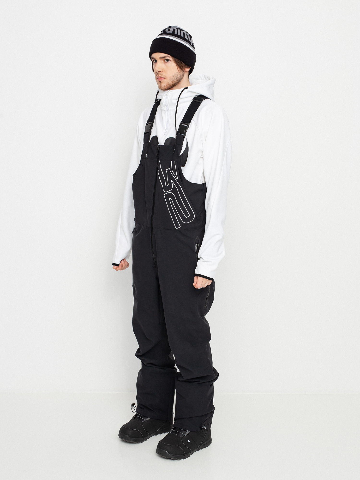 Męskie Spodnie snowboardowe ThirtyTwo Tm 3 Bib (black)