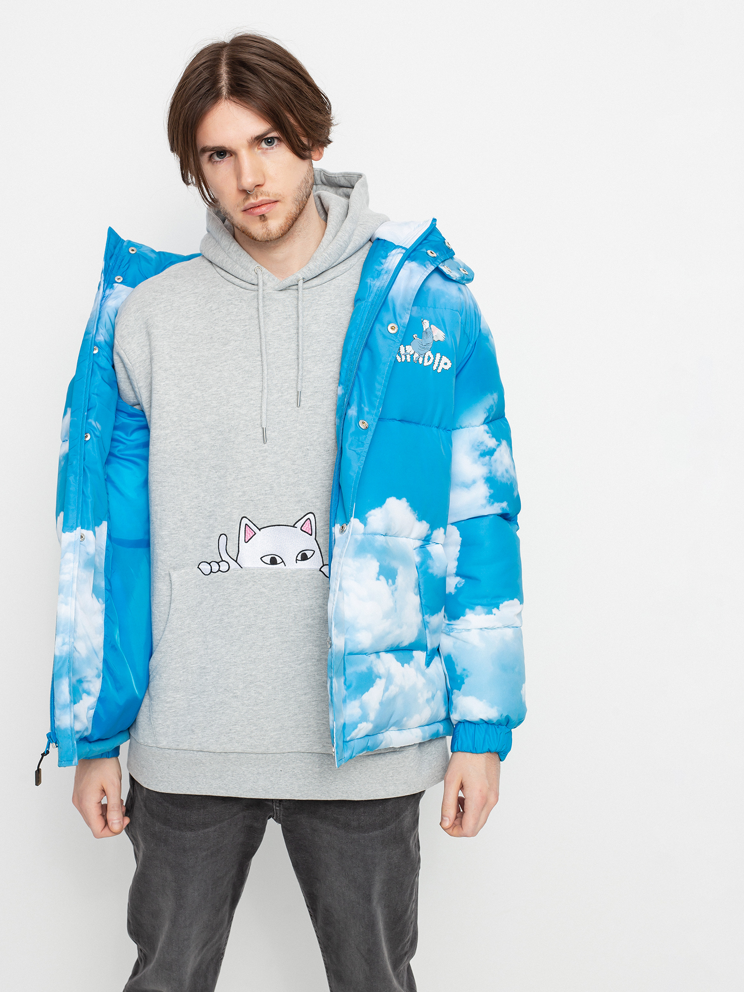 Kurtka RipNDip Heaven And Hell Puffer (blue)