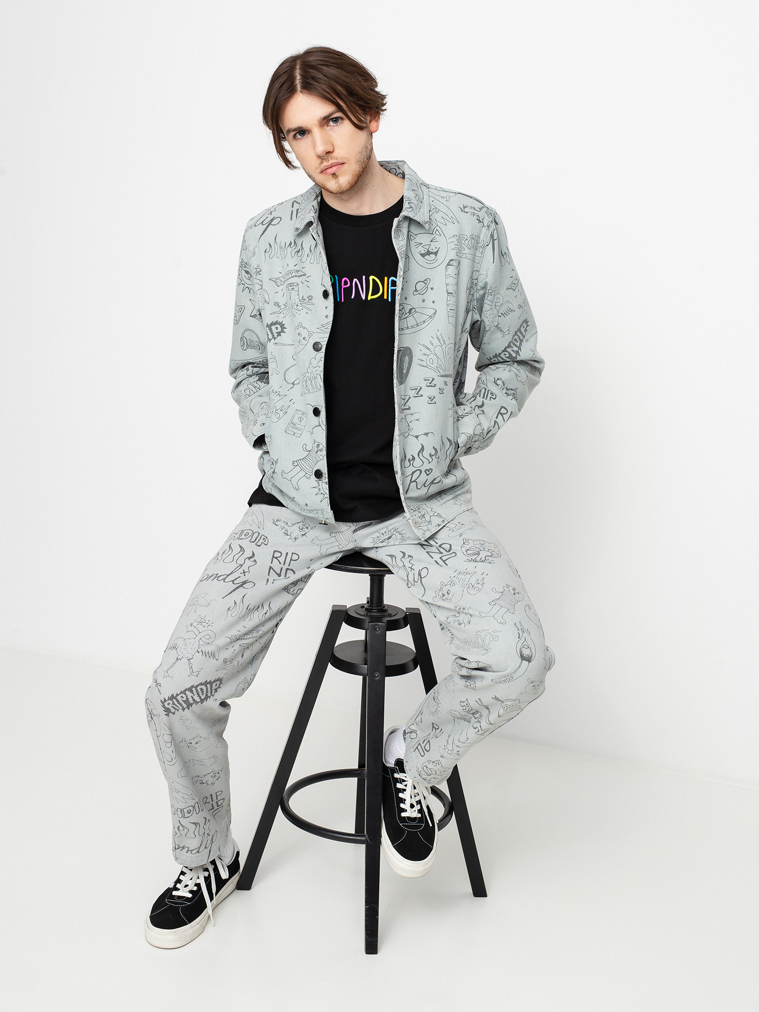 Kurtka RipNDip Sharpie Denim (light denim wash)