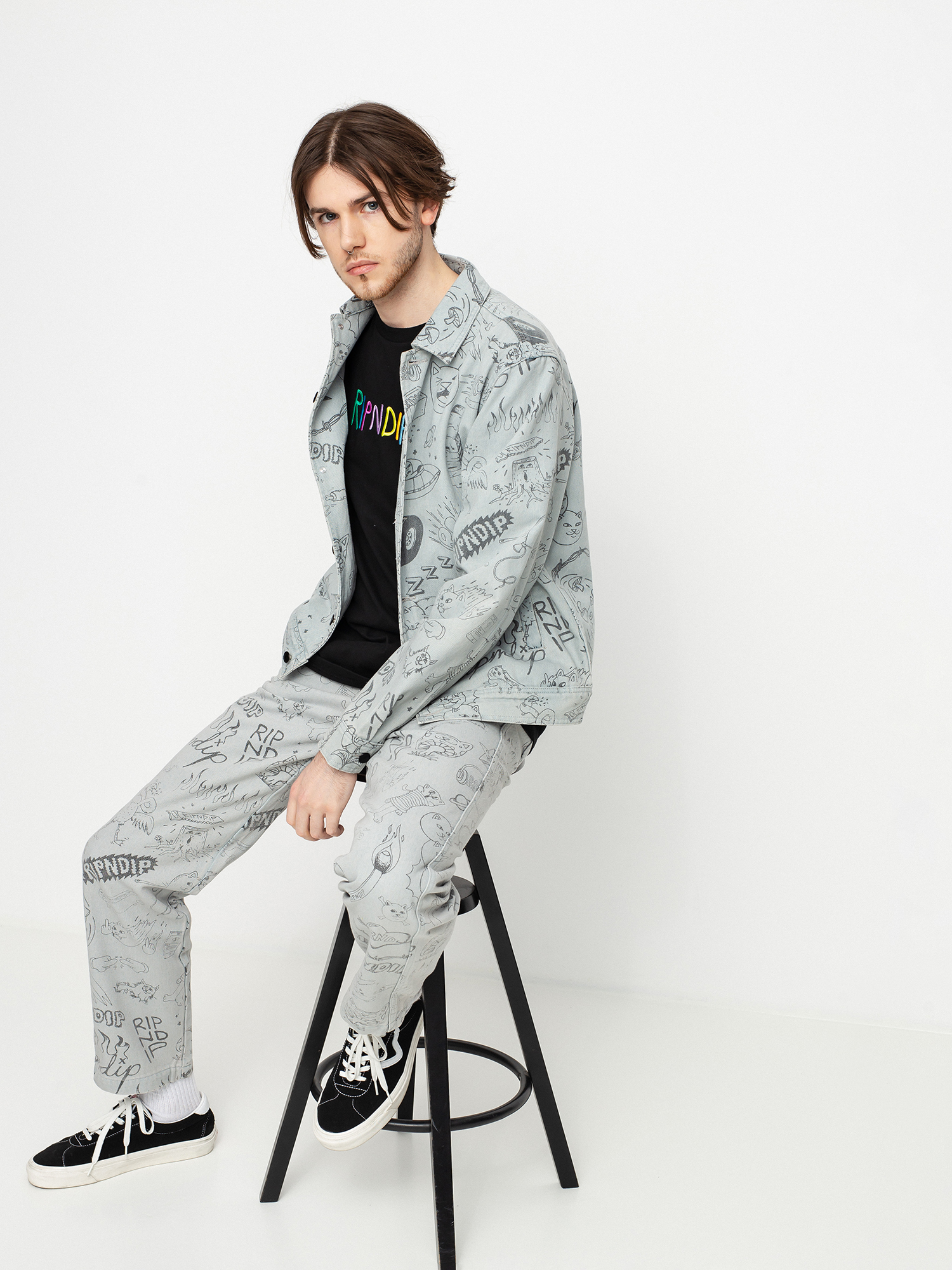Kurtka RipNDip Sharpie Denim (light denim wash)