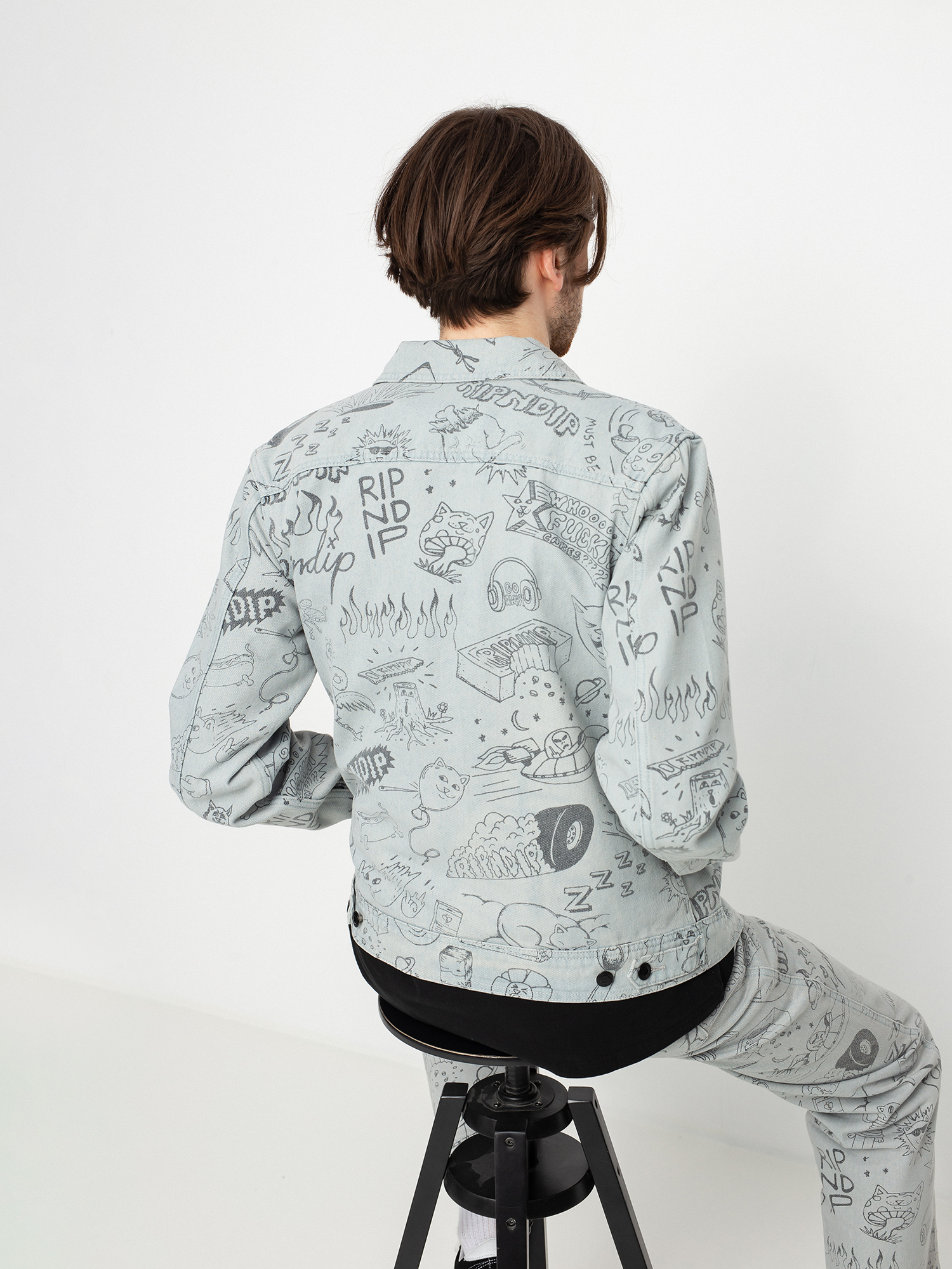 Kurtka RipNDip Sharpie Denim (light denim wash)