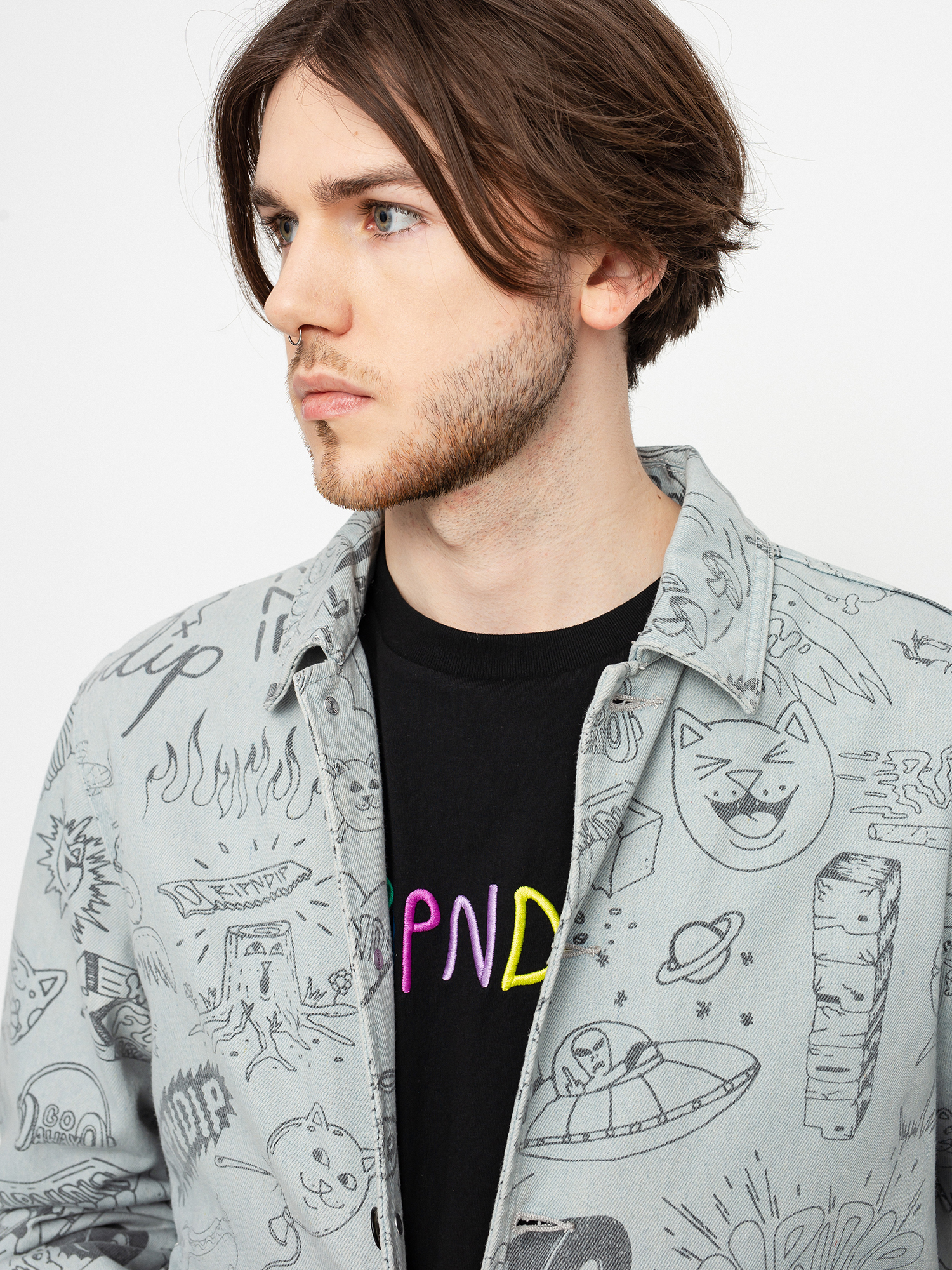 Kurtka RipNDip Sharpie Denim (light denim wash)