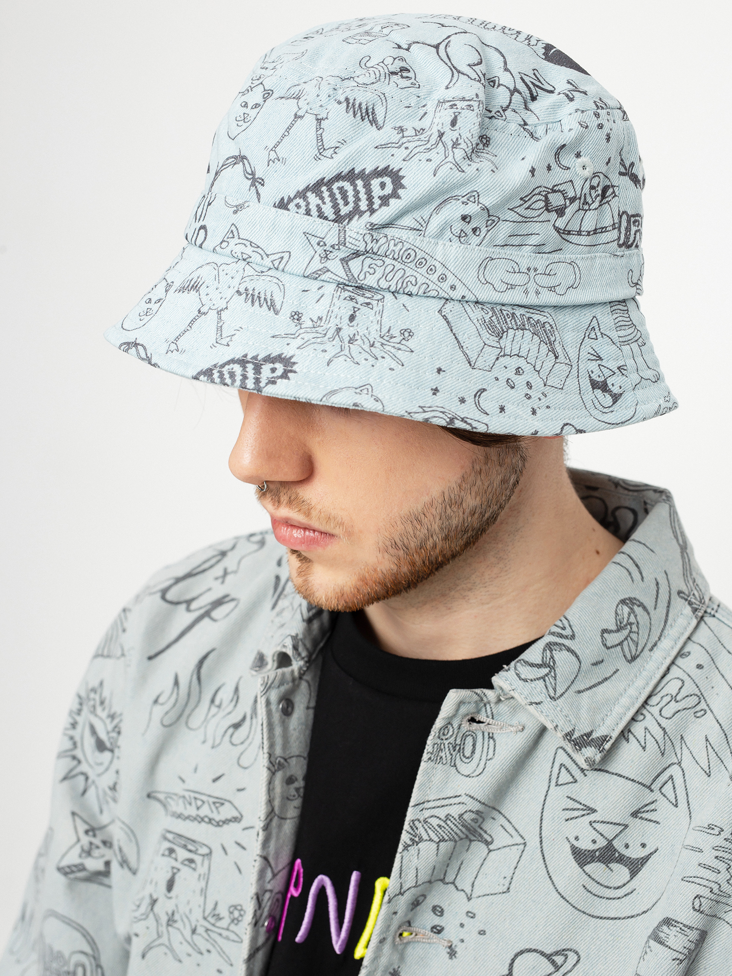 Kapelusz RipNDip Sharpie (light denim wash)