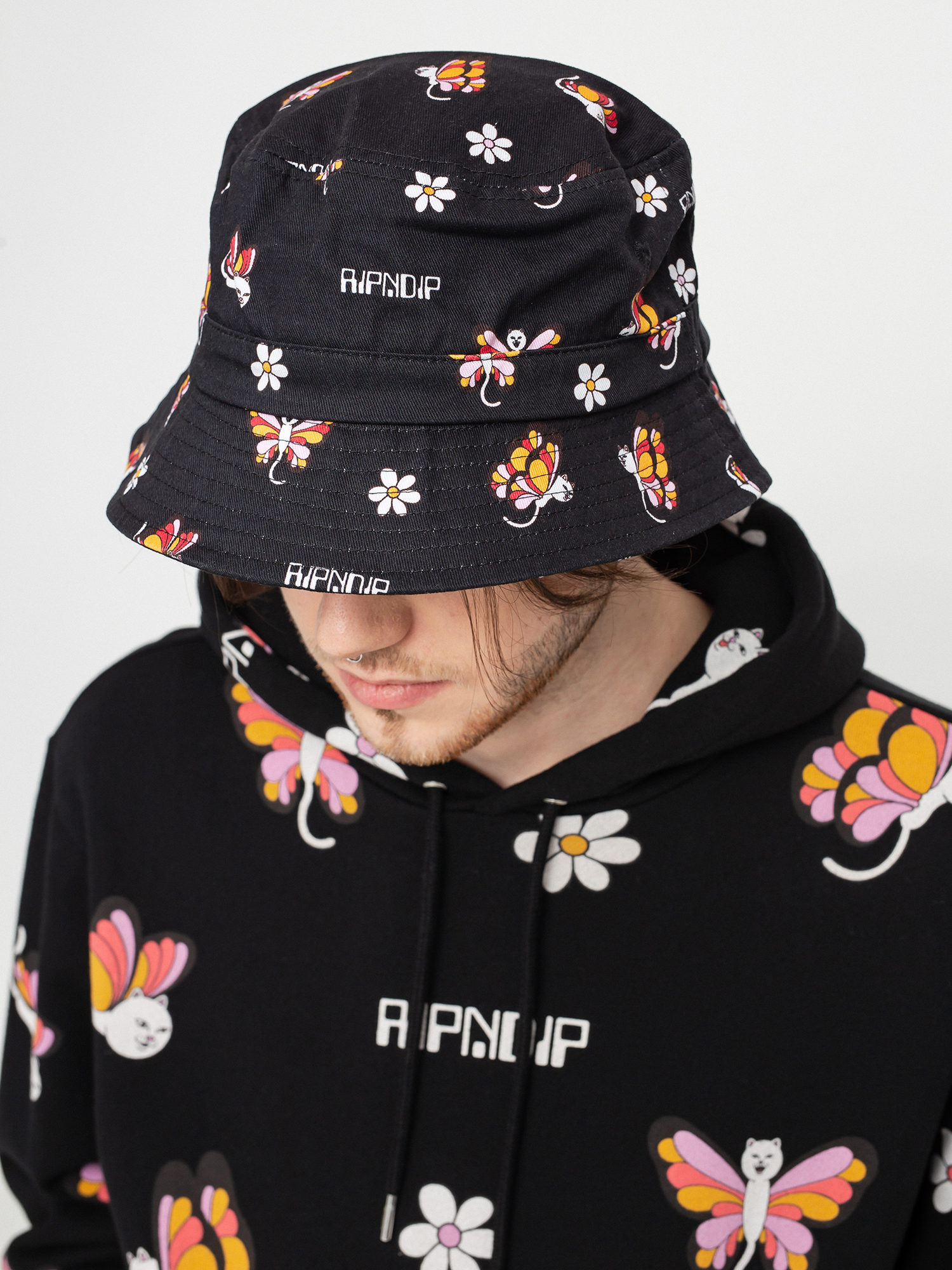Kapelusz RipNDip Butterfly (black)