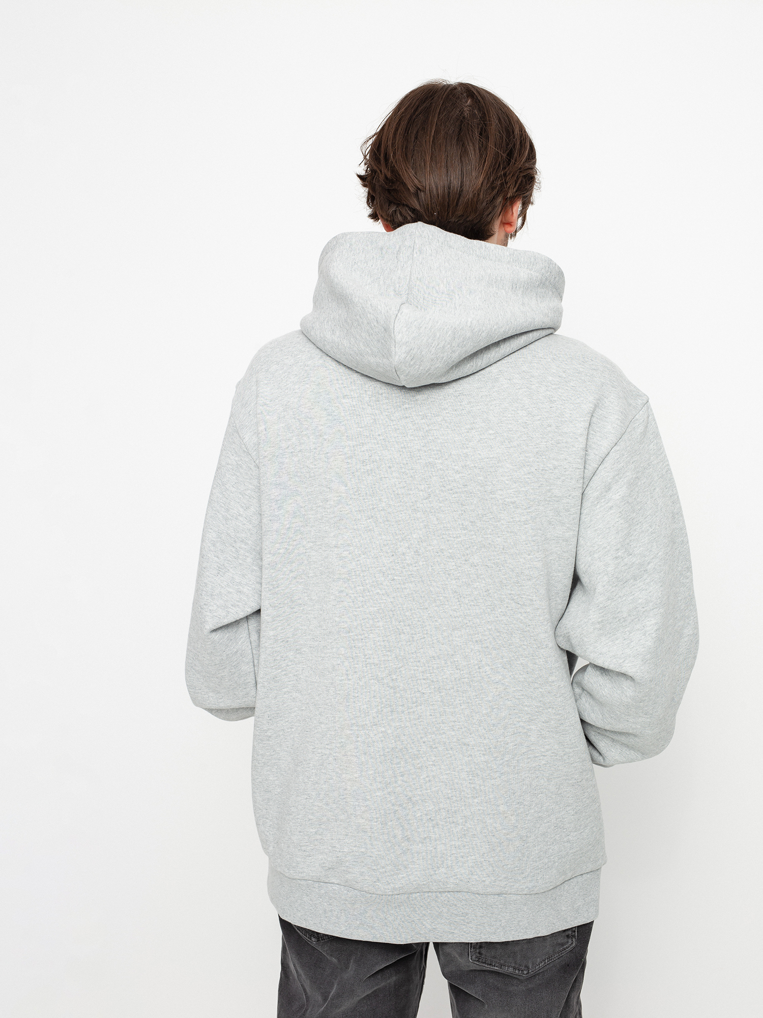 Bluza z kapturem RipNDip Peeking Nermal HD (heather grey)