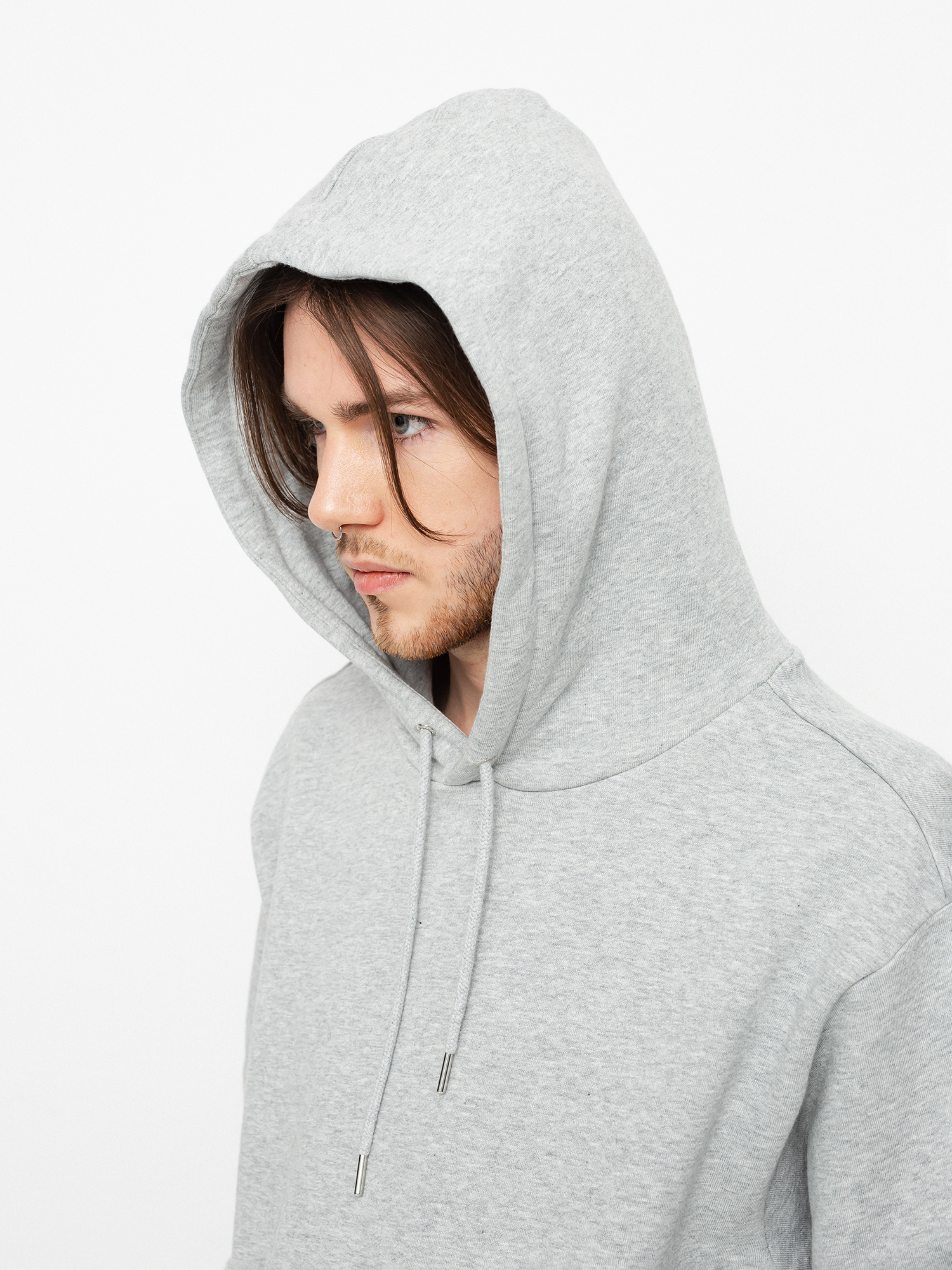 Bluza z kapturem RipNDip Peeking Nermal HD (heather grey)