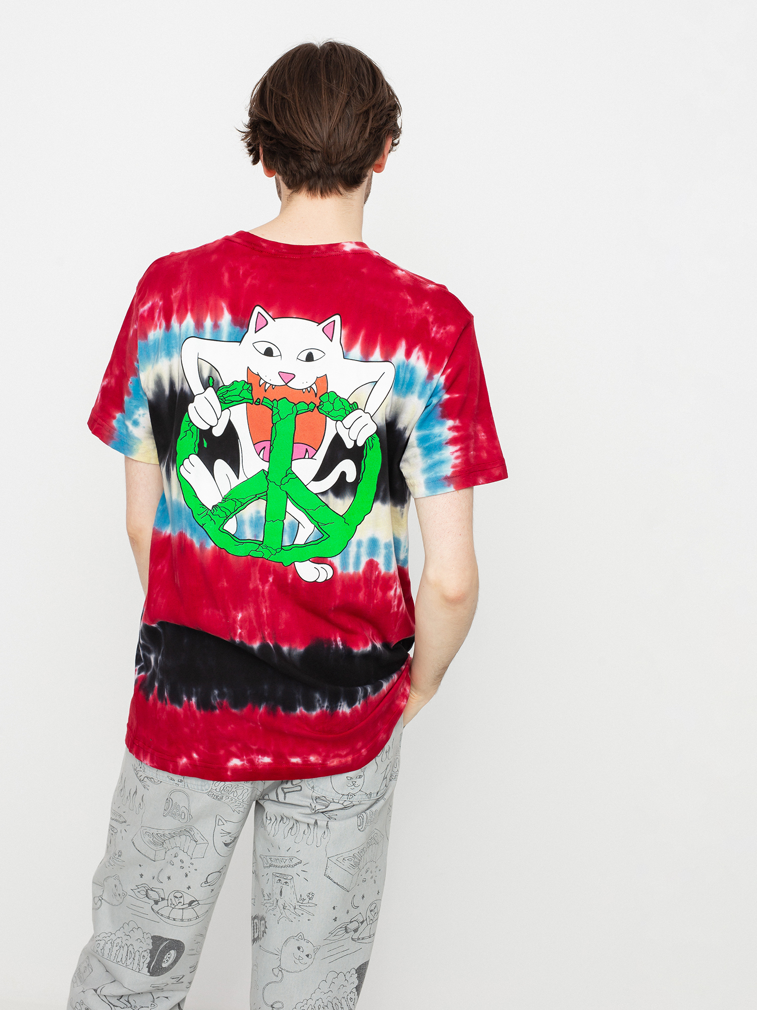 T-shirt RipNDip Peace No Love (tie dye)