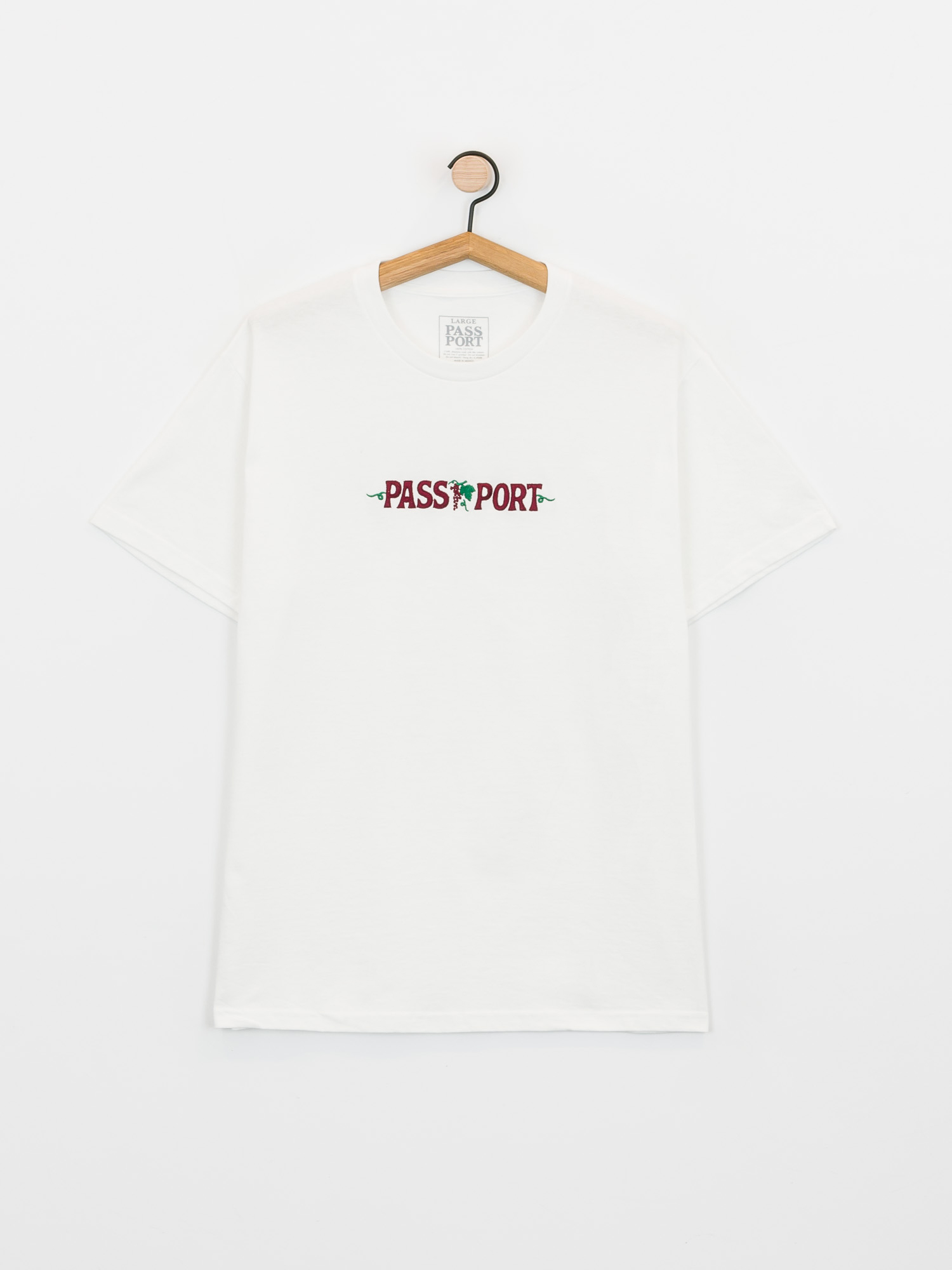 T-shirt Pass Port Life of Leisure Embroidery (white)