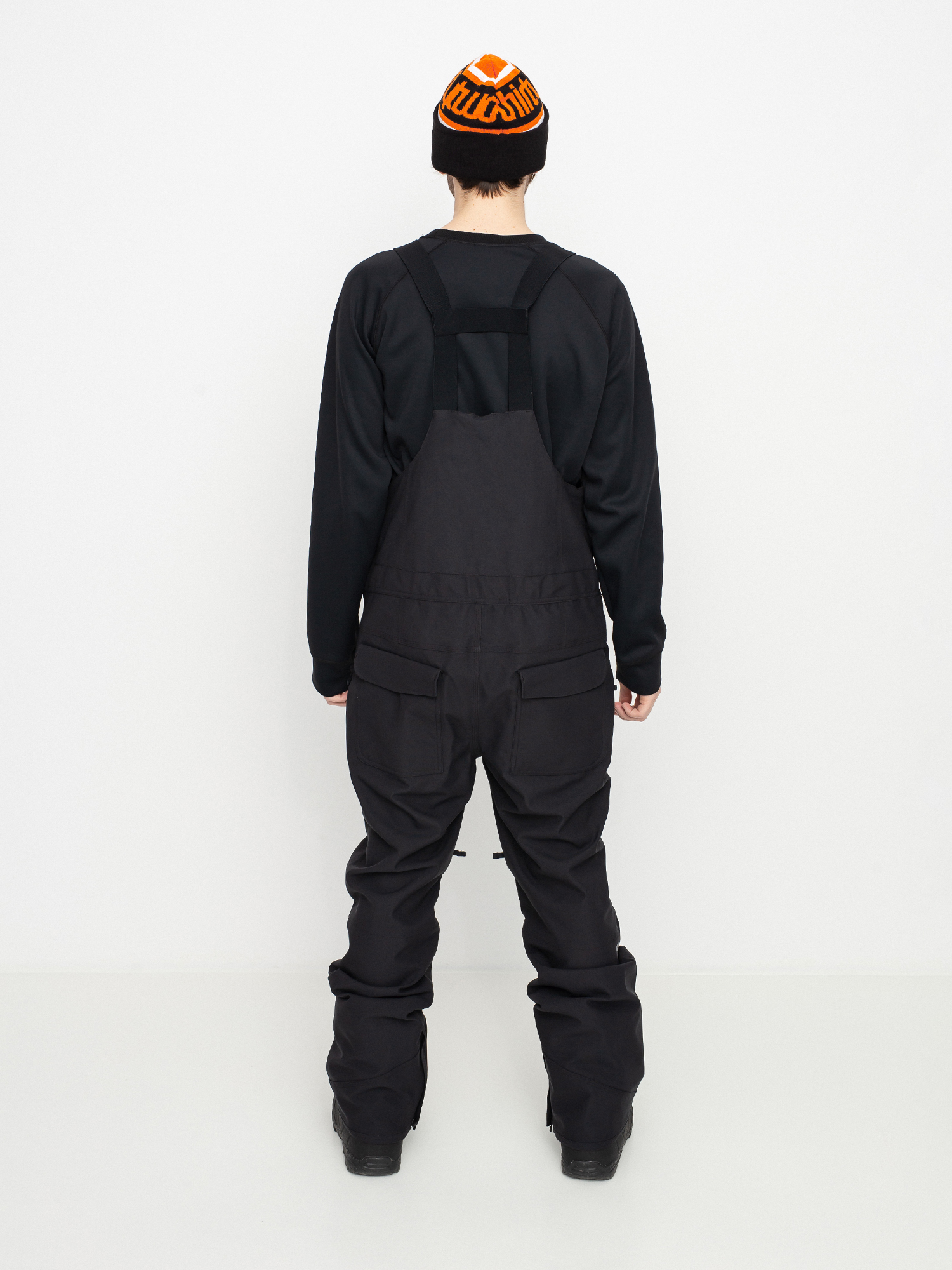 Męskie Spodnie snowboardowe ThirtyTwo Basement Bib (black)