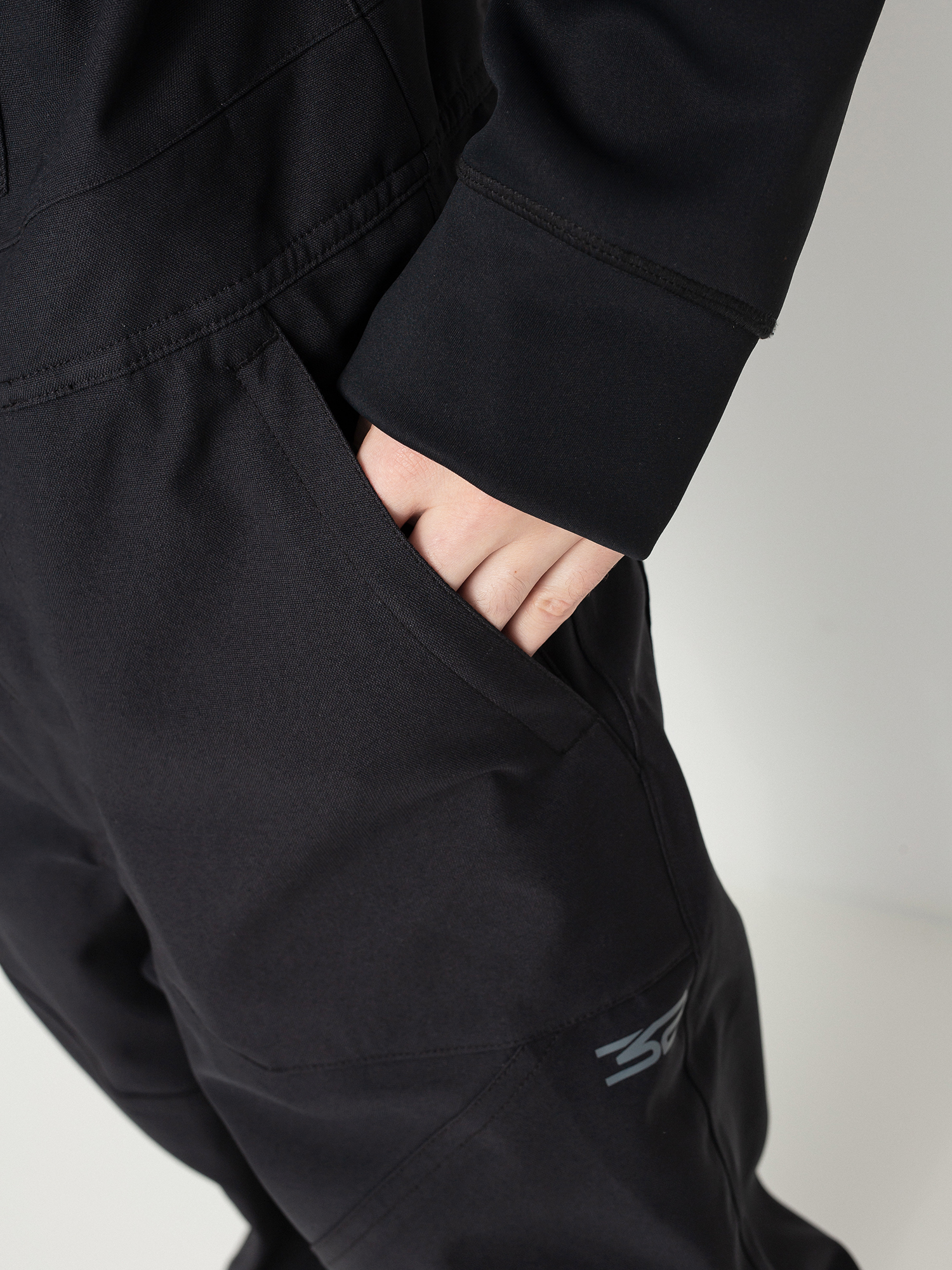 Męskie Spodnie snowboardowe ThirtyTwo Basement Bib (black)