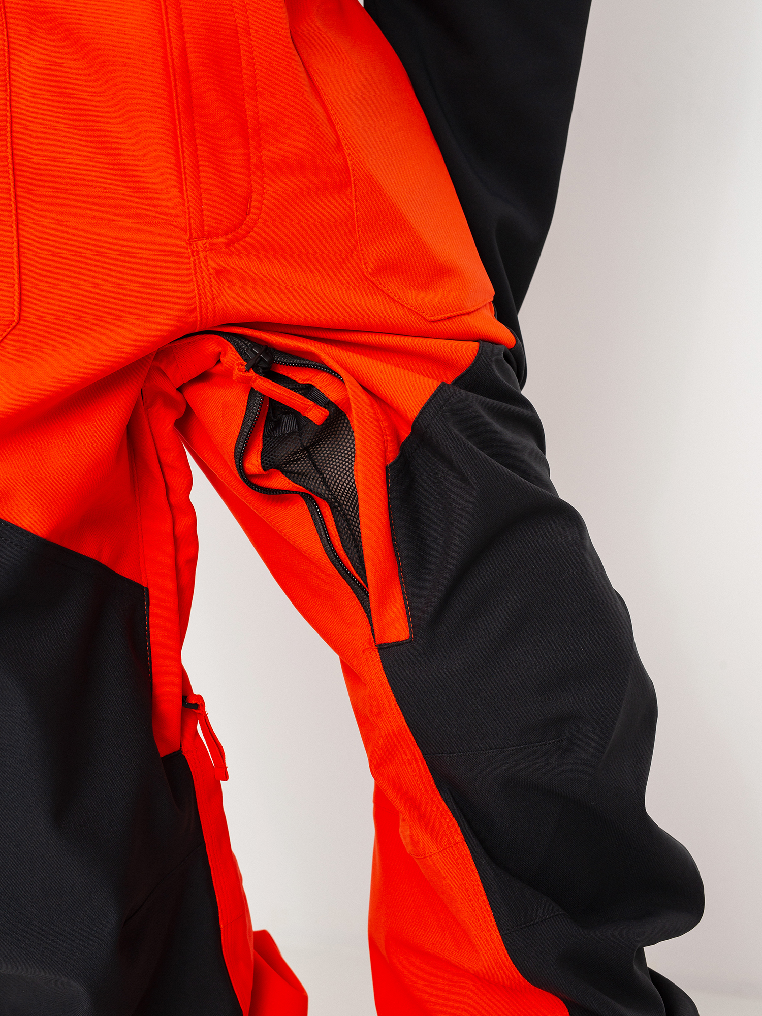 Męskie Spodnie snowboardowe ThirtyTwo Basement Bib (orange)