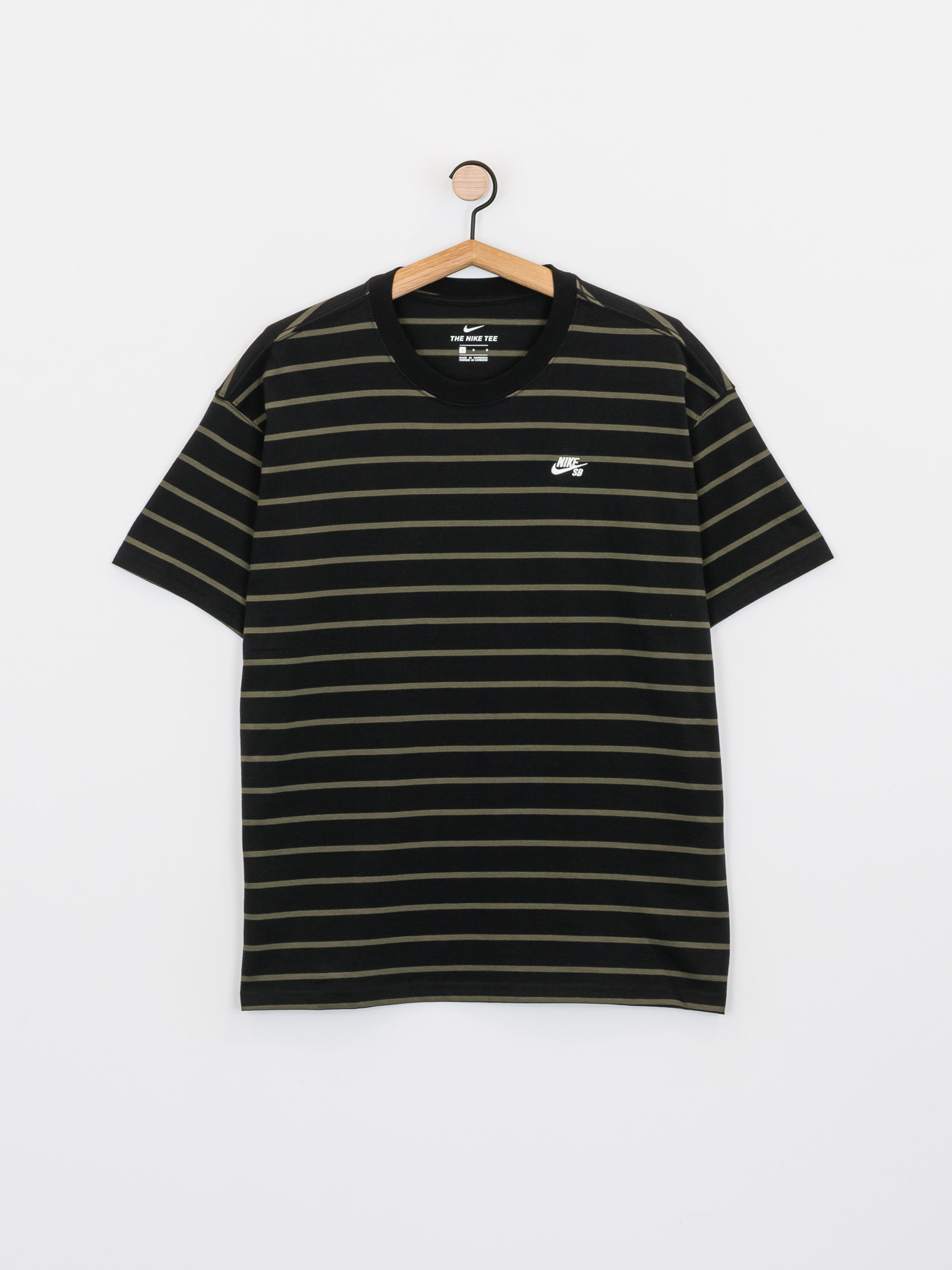 T-shirt Nike SB YD Strip (black/cargo khaki)