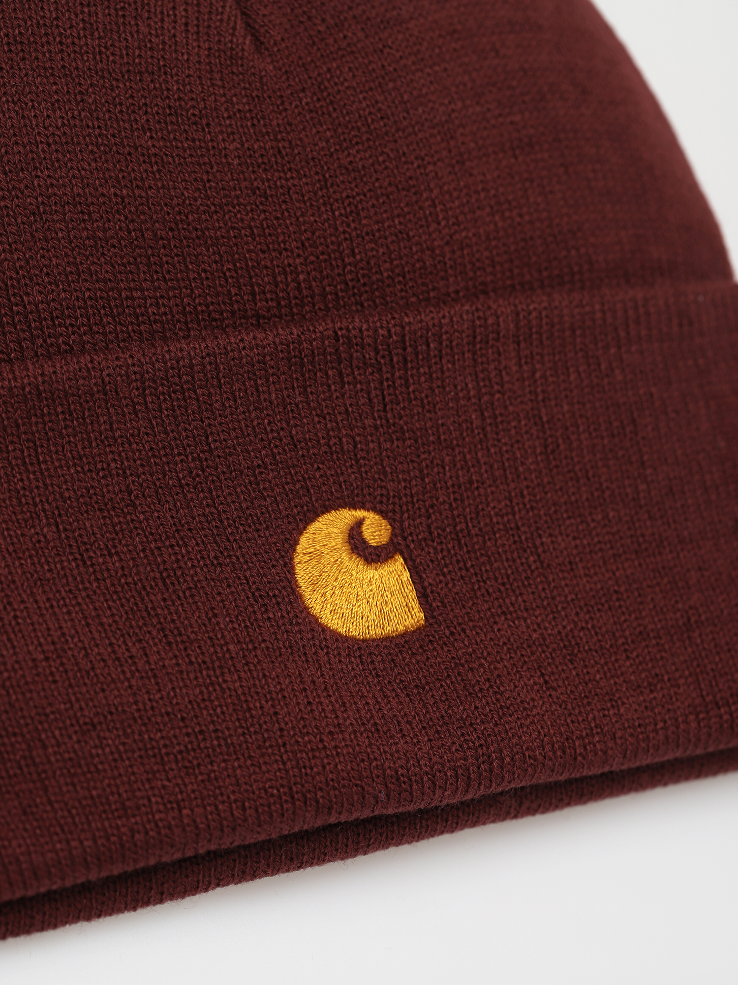 Czapka zimowa Carhartt WIP Chase (shiraz/gold)