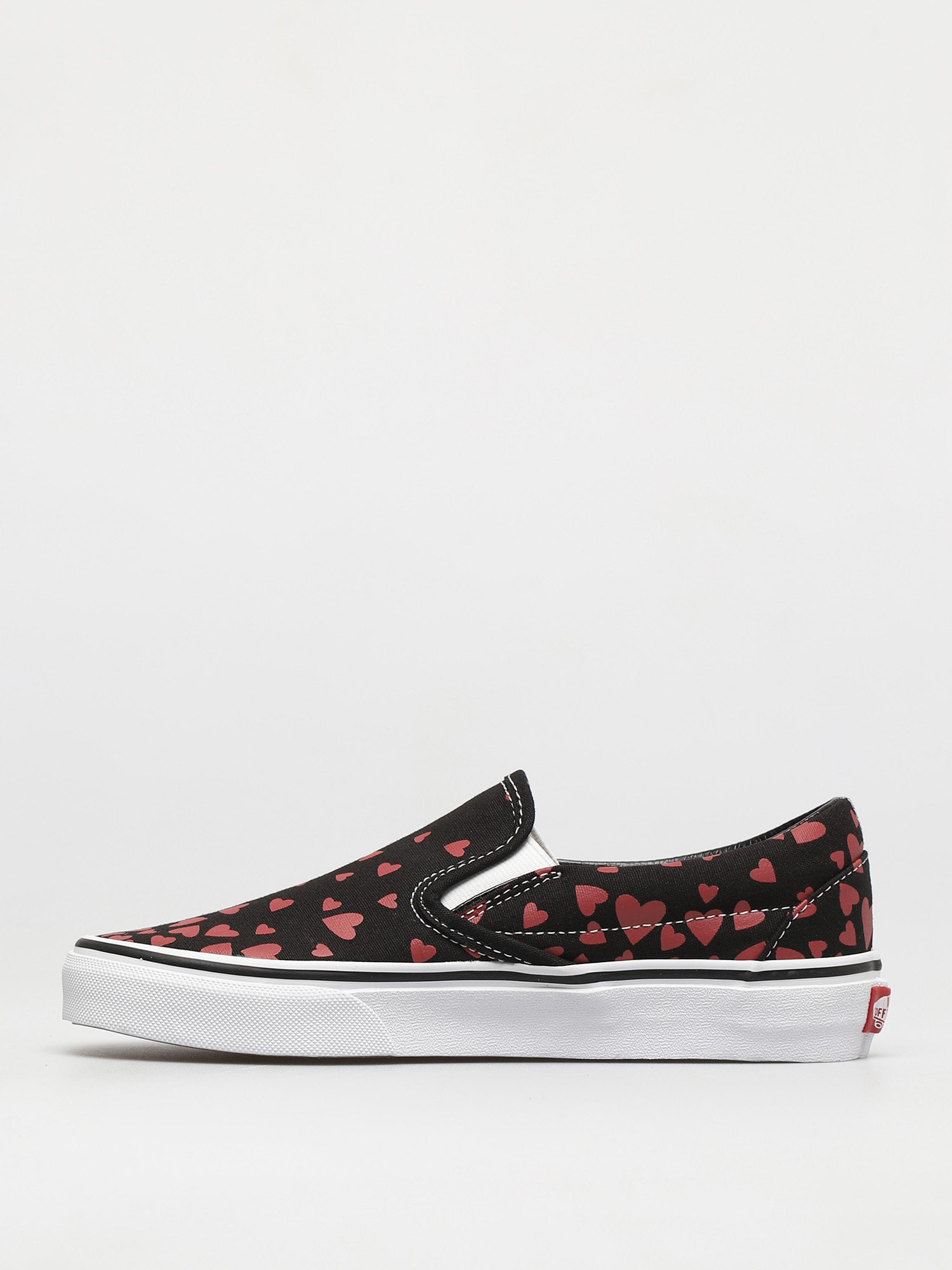 Buty Vans Classic Slip On (valentines hearts black/racing red)