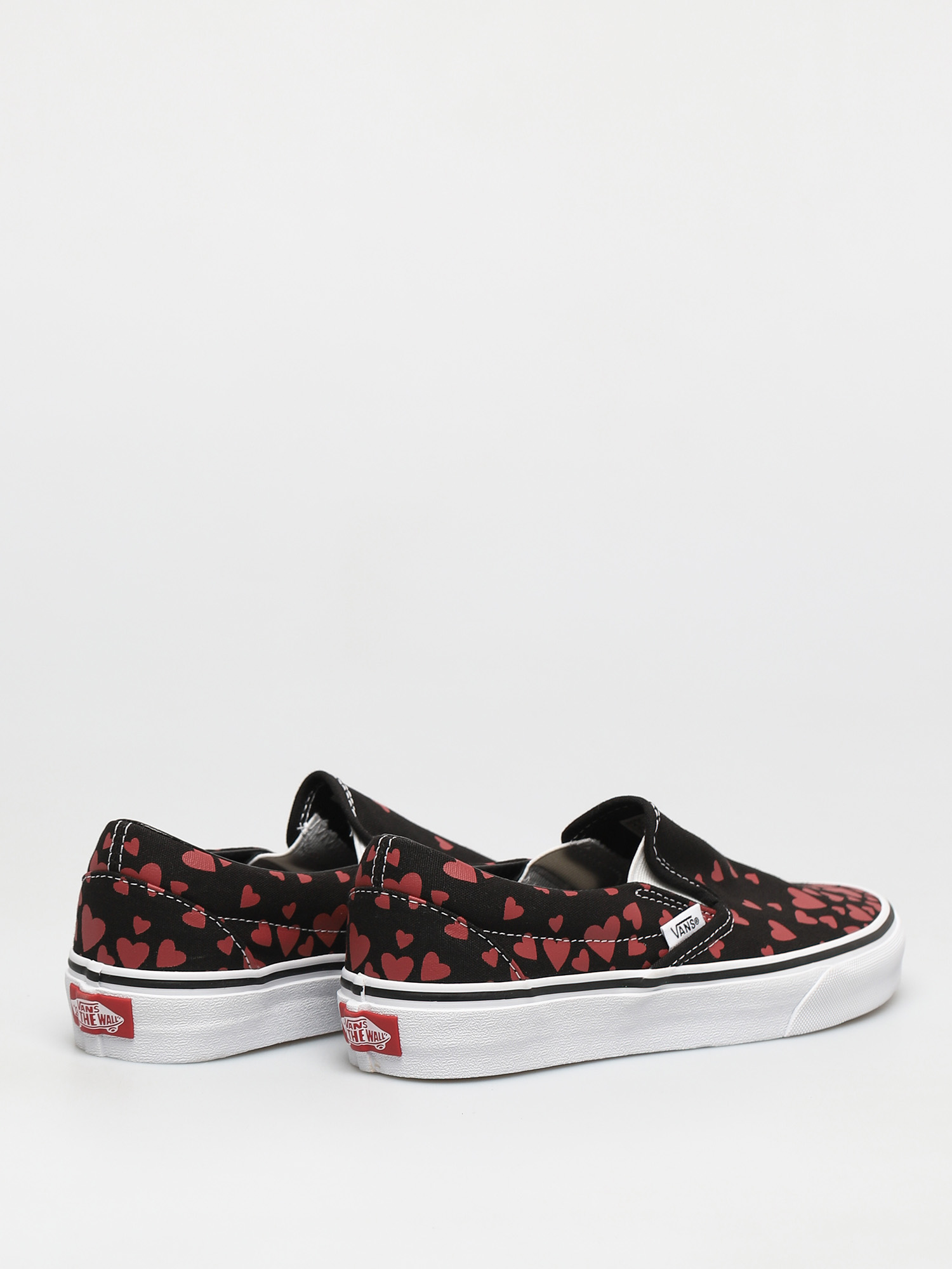 Buty Vans Classic Slip On (valentines hearts black/racing red)