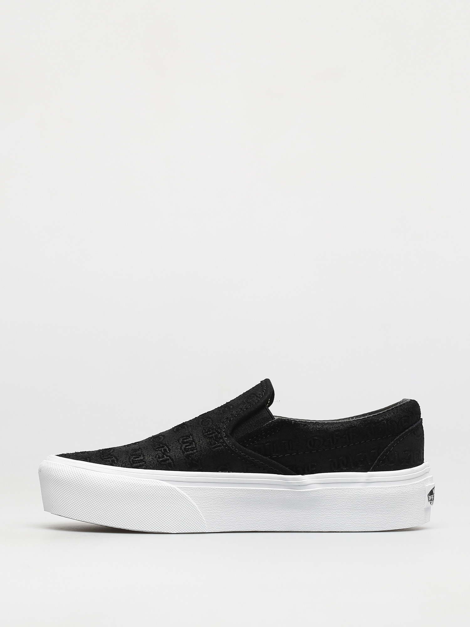 Buty Vans Classic Slip On Platform (deboss otw black/black)