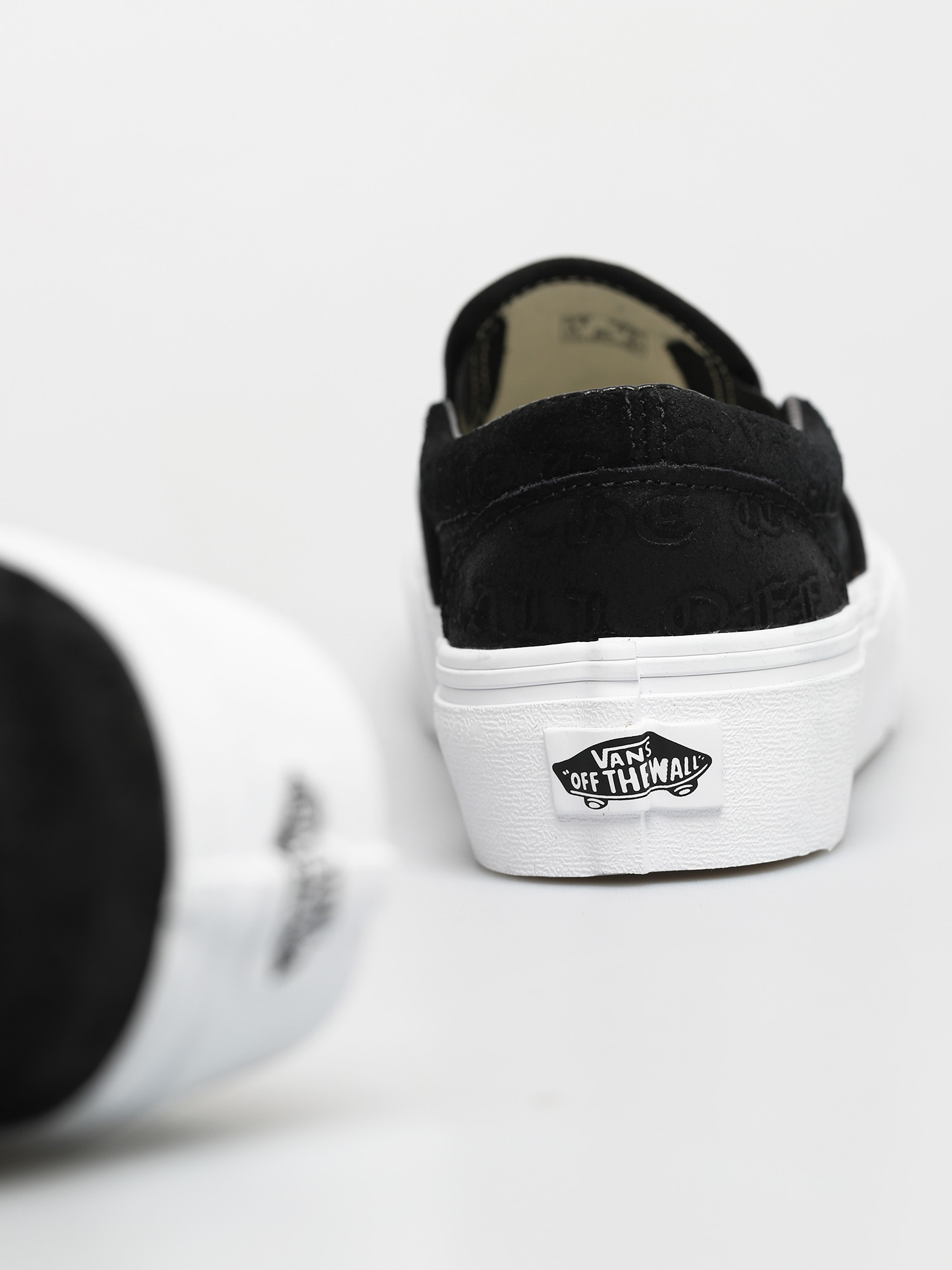 Buty Vans Classic Slip On Platform (deboss otw black/black)