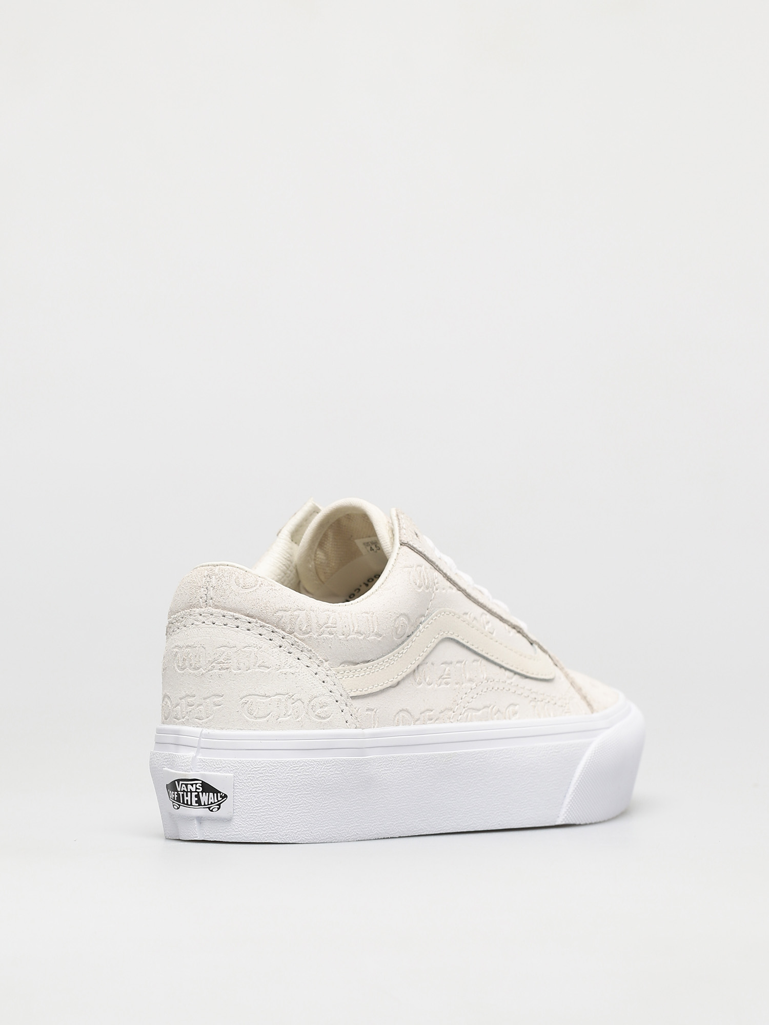 Buty Vans Old Skool Platform (deboss otw marshmallow/marshmallow)