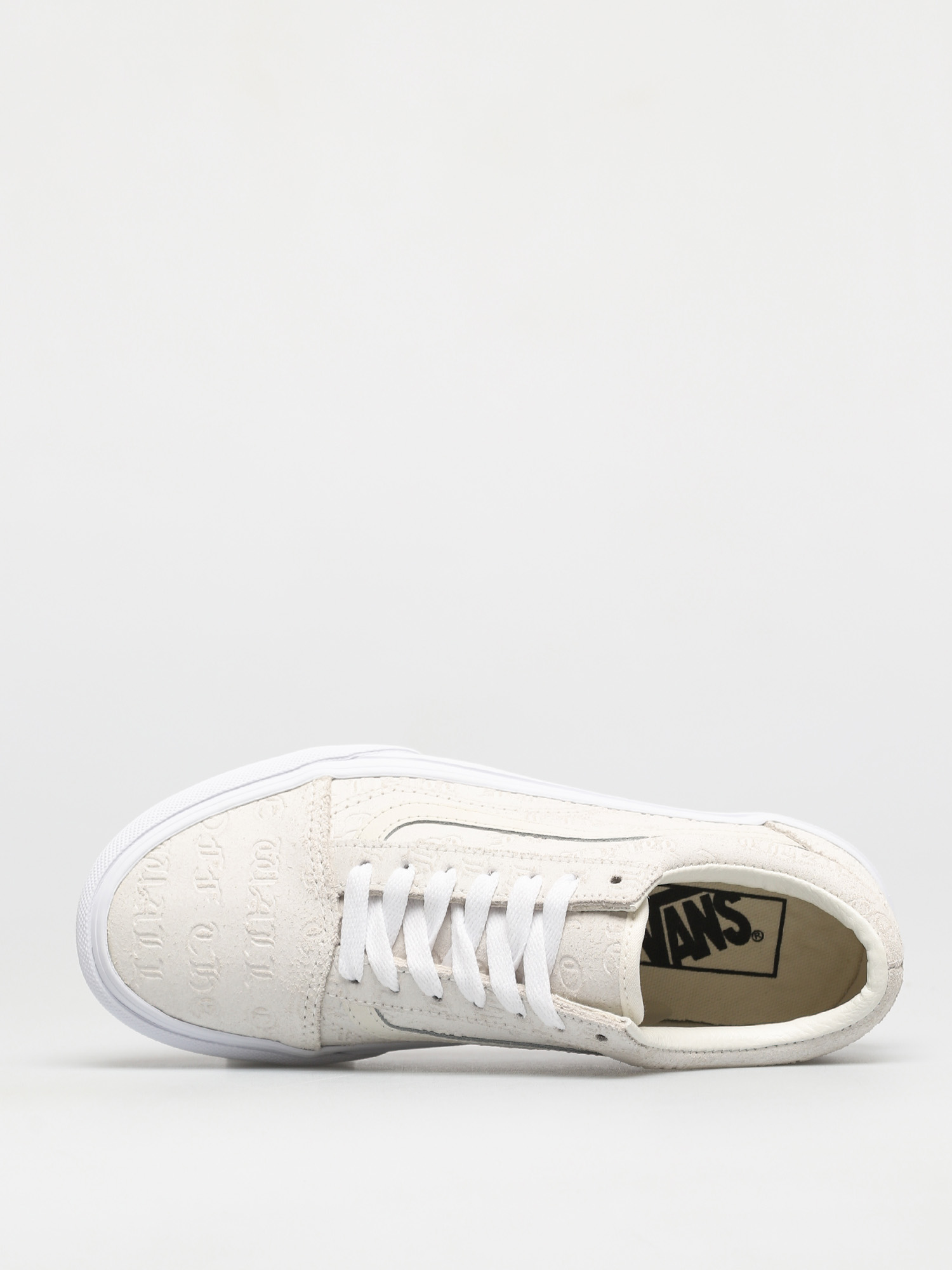Buty Vans Old Skool Platform (deboss otw marshmallow/marshmallow)