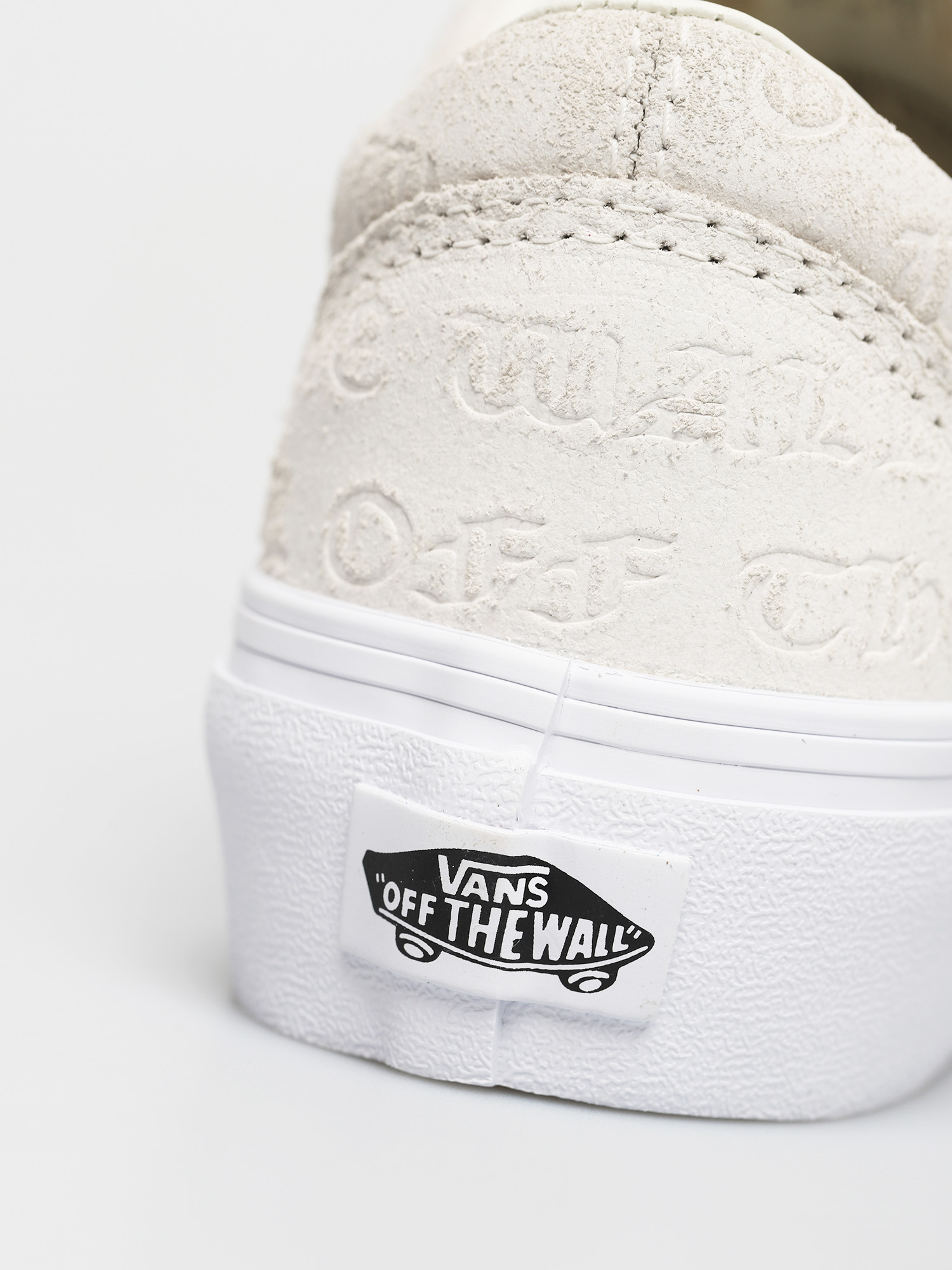 Buty Vans Old Skool Platform (deboss otw marshmallow/marshmallow)