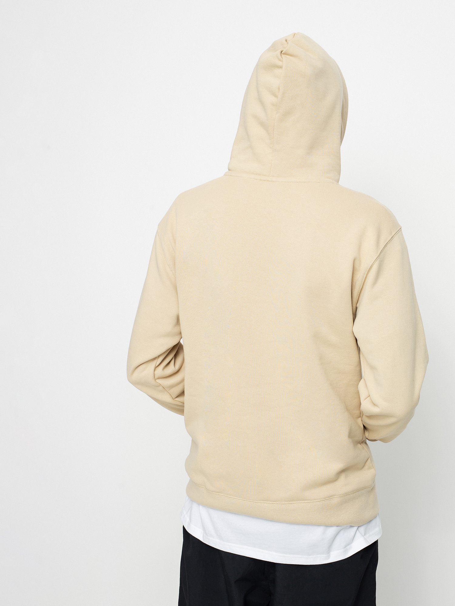 Bluza z kapturem Nike SB Front Script HD (grain/velvet brown)