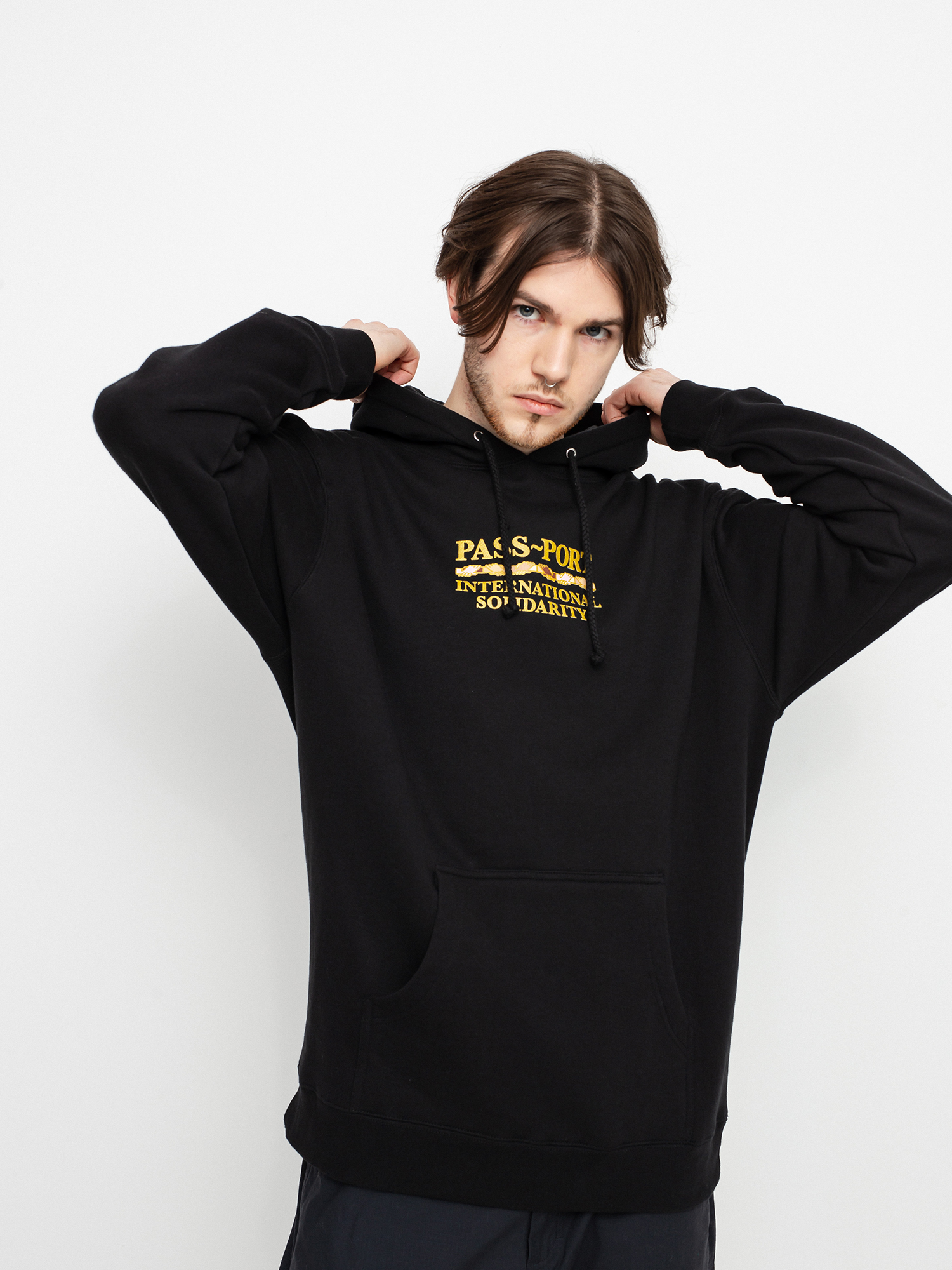 Bluza z kapturem Pass Port Inter Solid HD (black)