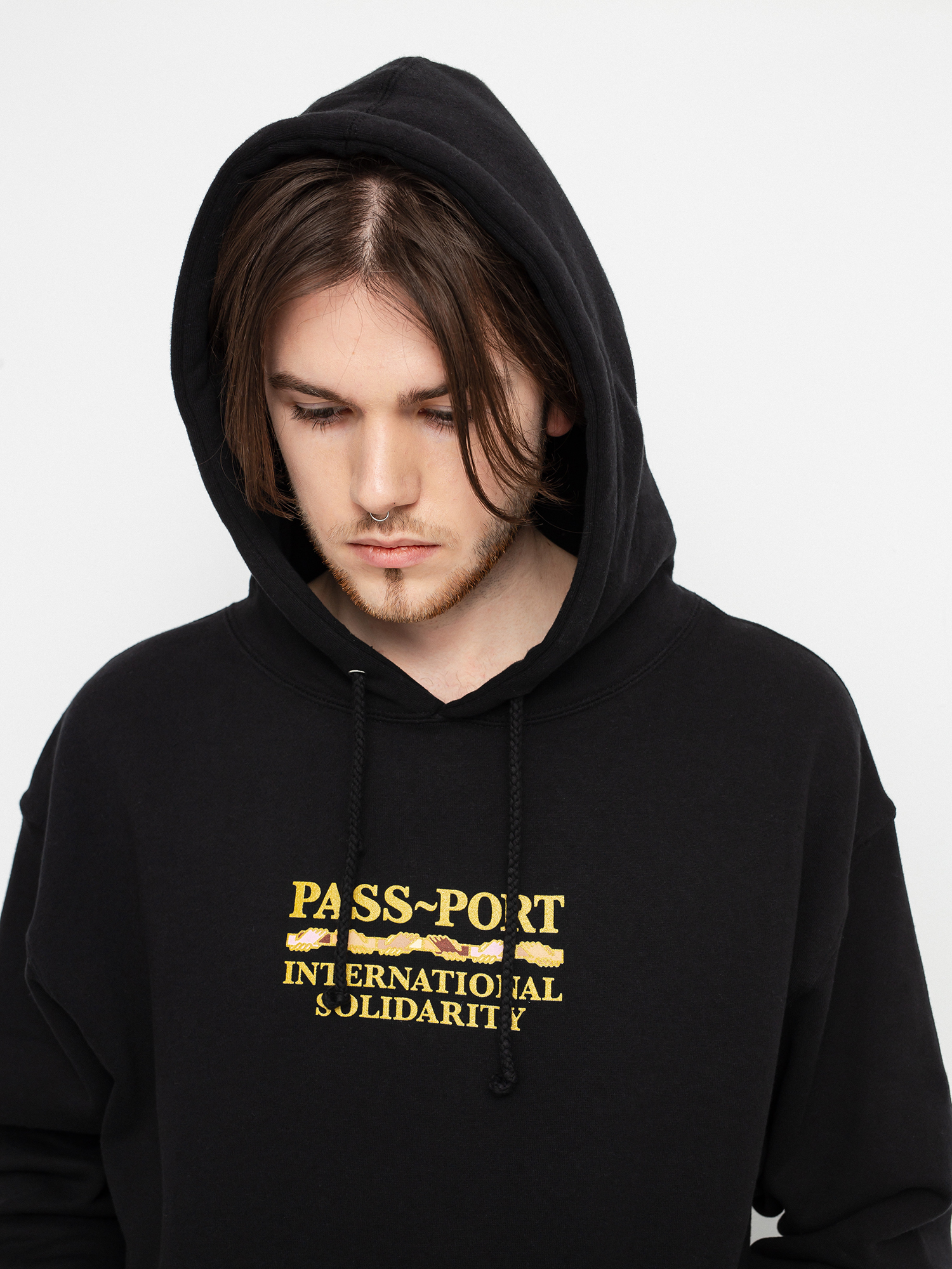 Bluza z kapturem Pass Port Inter Solid HD (black)