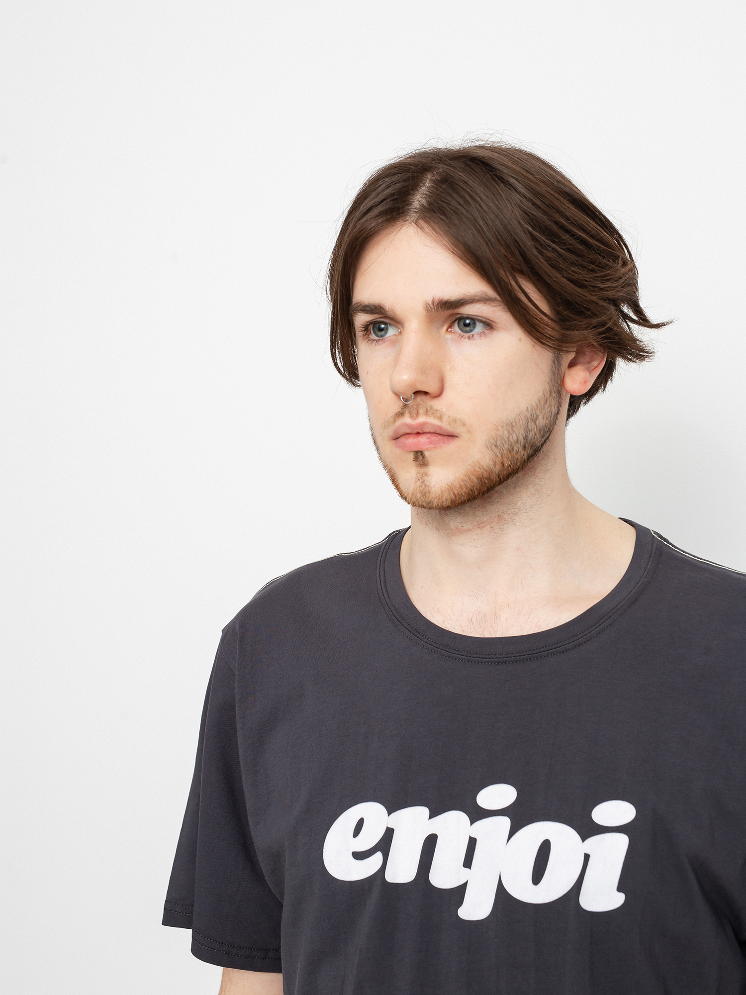 T-shirt Enjoi Flocked Premium (vintage black)