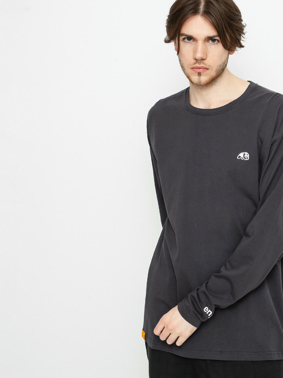 Longsleeve Enjoi Premium Panda Patch (vintage black)