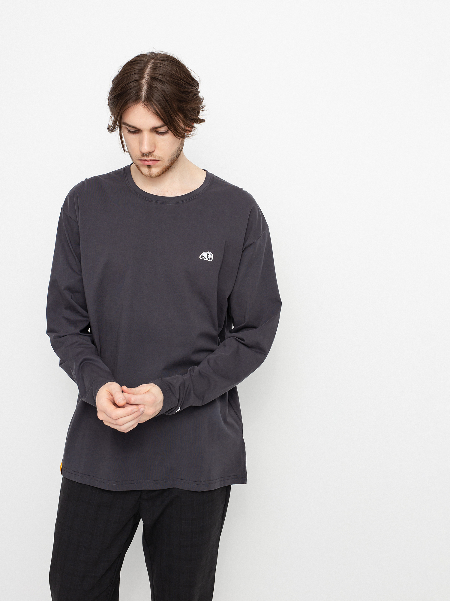 Longsleeve Enjoi Premium Panda Patch (vintage black)