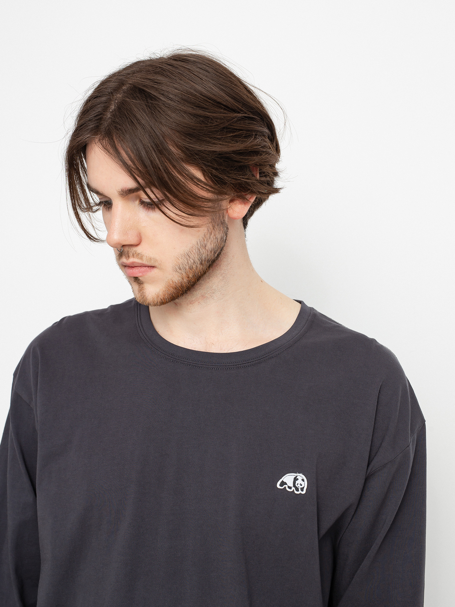 Longsleeve Enjoi Premium Panda Patch (vintage black)