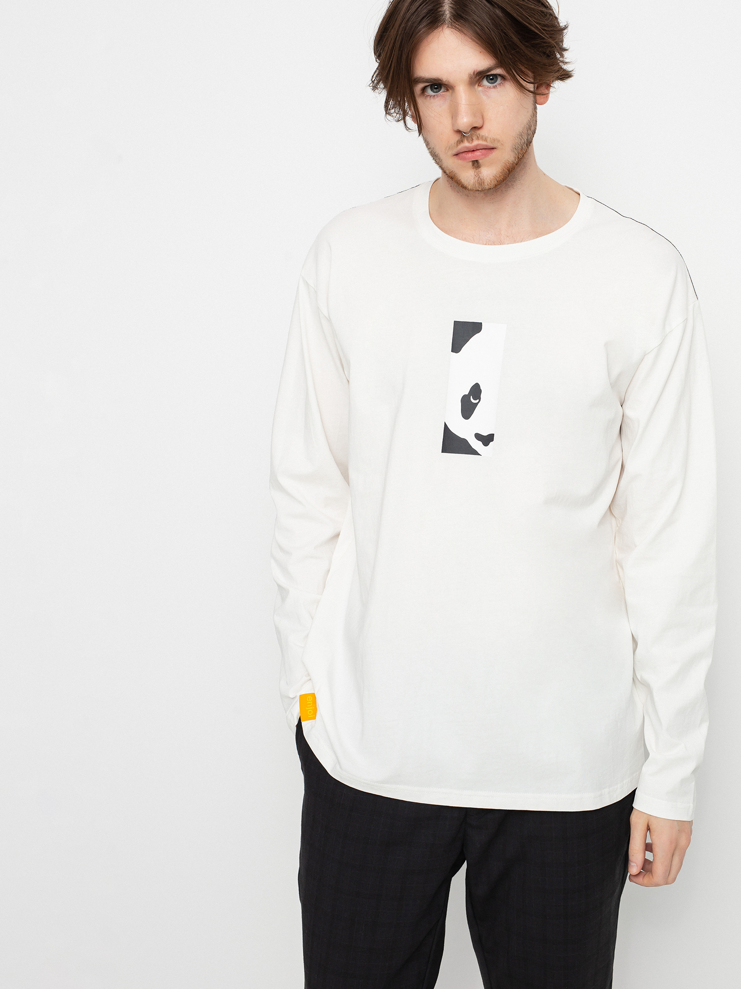 Longsleeve Enjoi Box Panda (white)