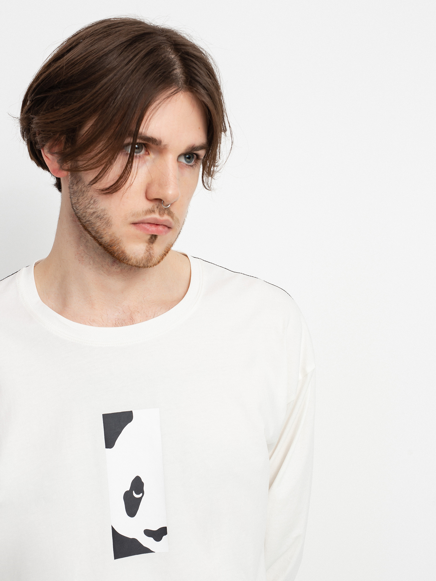 Longsleeve Enjoi Box Panda (white)